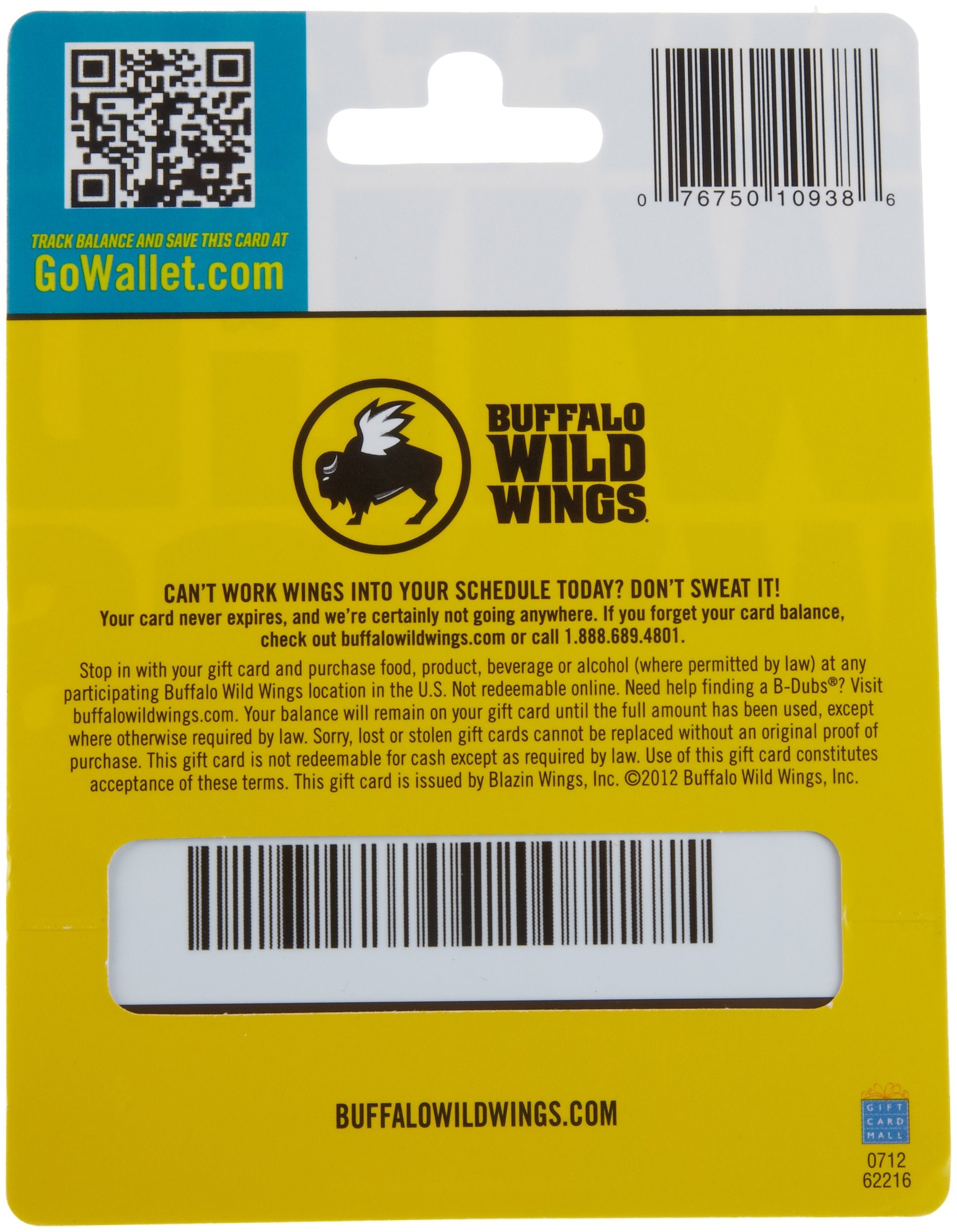 Buffalo Wild Wings Gift Card - Image 2