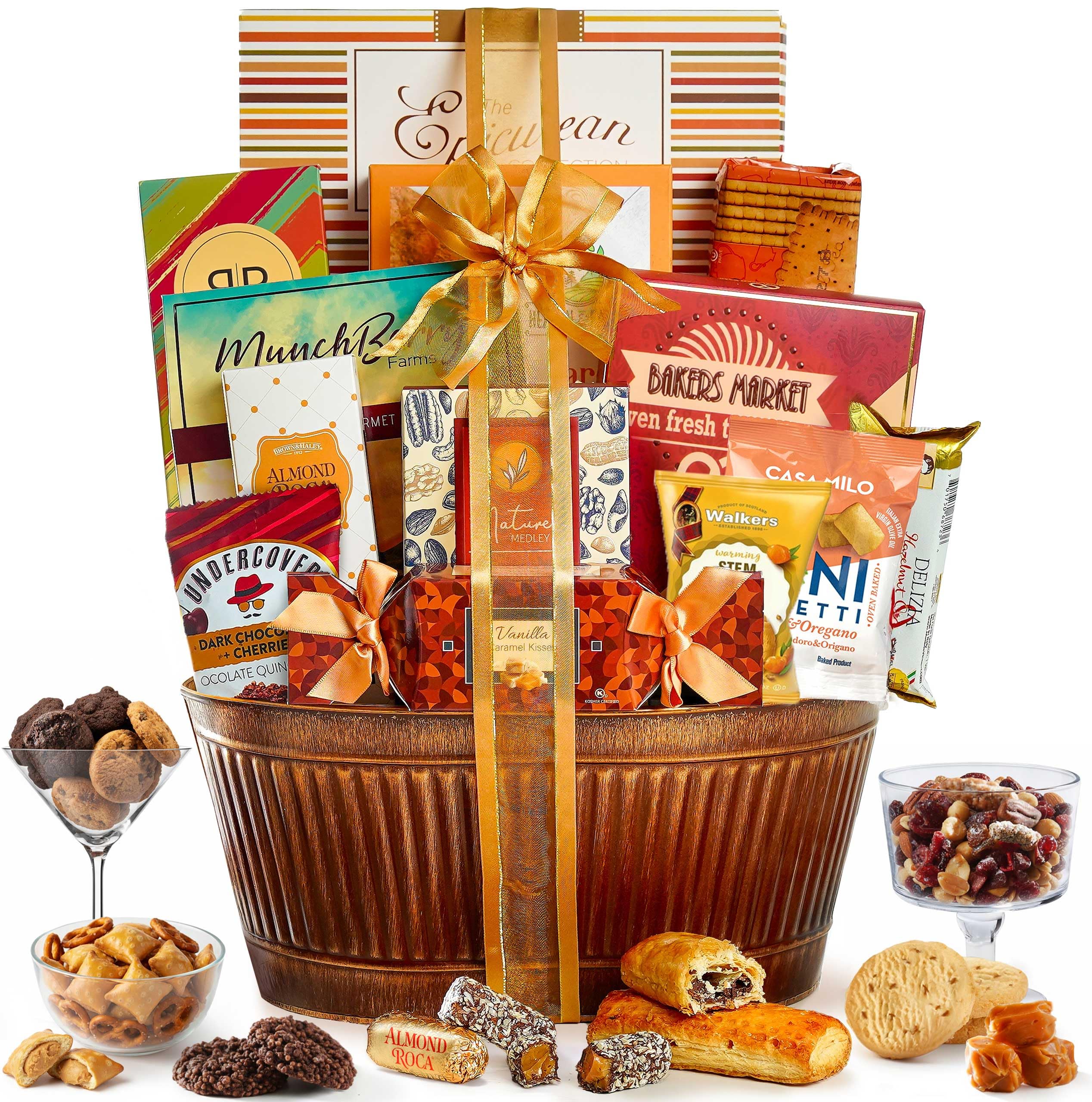 Broadway Basketeers Gift Basket Gifts for Women, Men, Families, Teacher, College, Appreciation, Thank You Present, Birthday, Corporate, Get Well, Sympathy Care: All Occasions