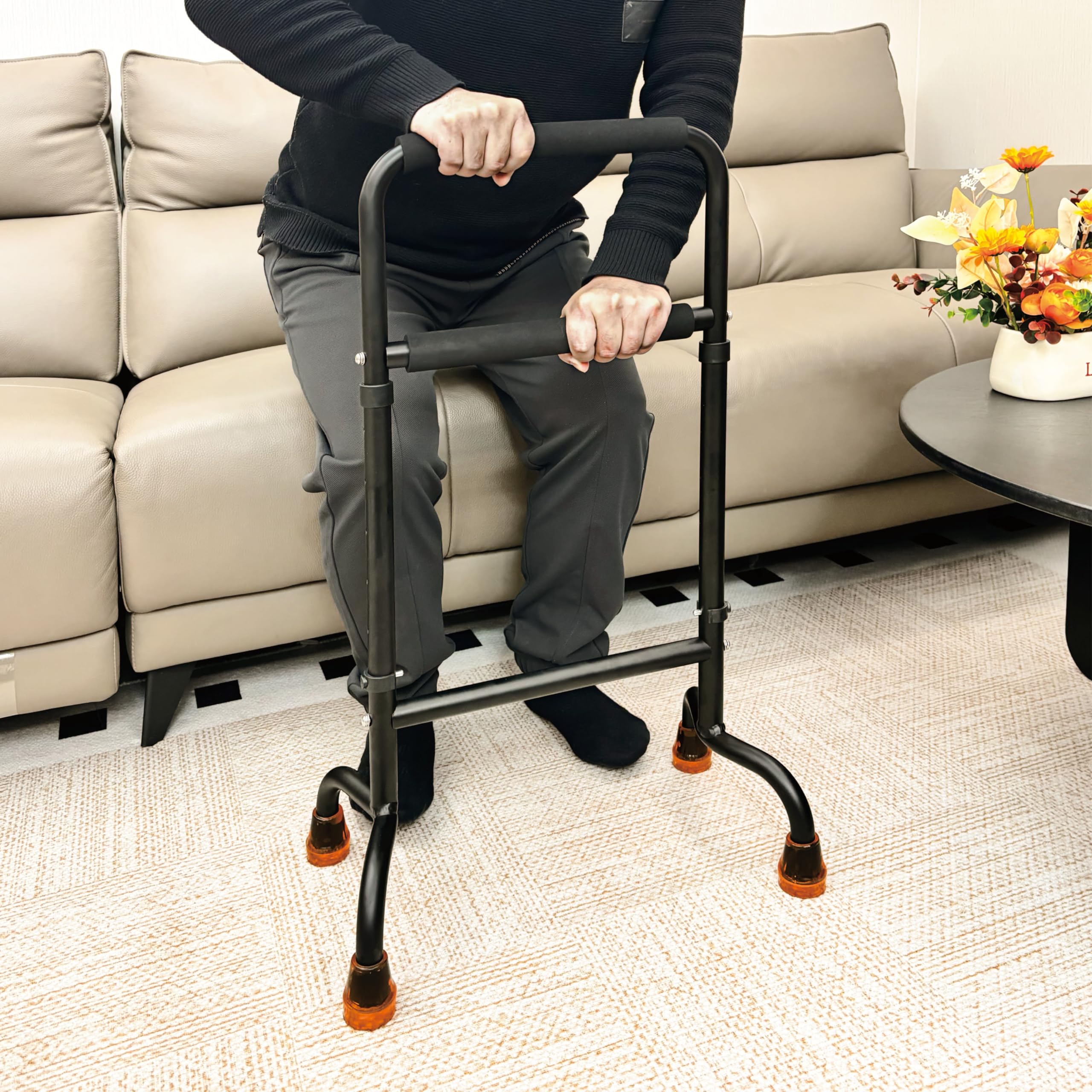 Support Way Couch Stand Assist, Ankle and Knee Surgery Recovery Aid, Versatile Chair Stand Assist-Mobility Standing Aid Rail for Elderly Height Adjustable, Lightweight (450lb Loading) thumbnail 1