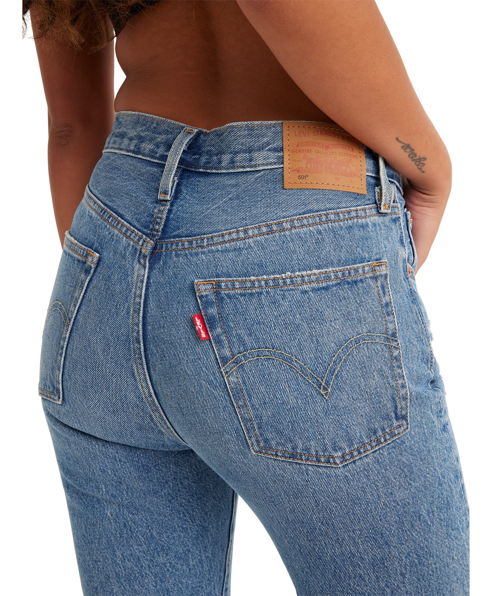 Levi's Women's Premium 501 Crop Jeans thumbnail 4