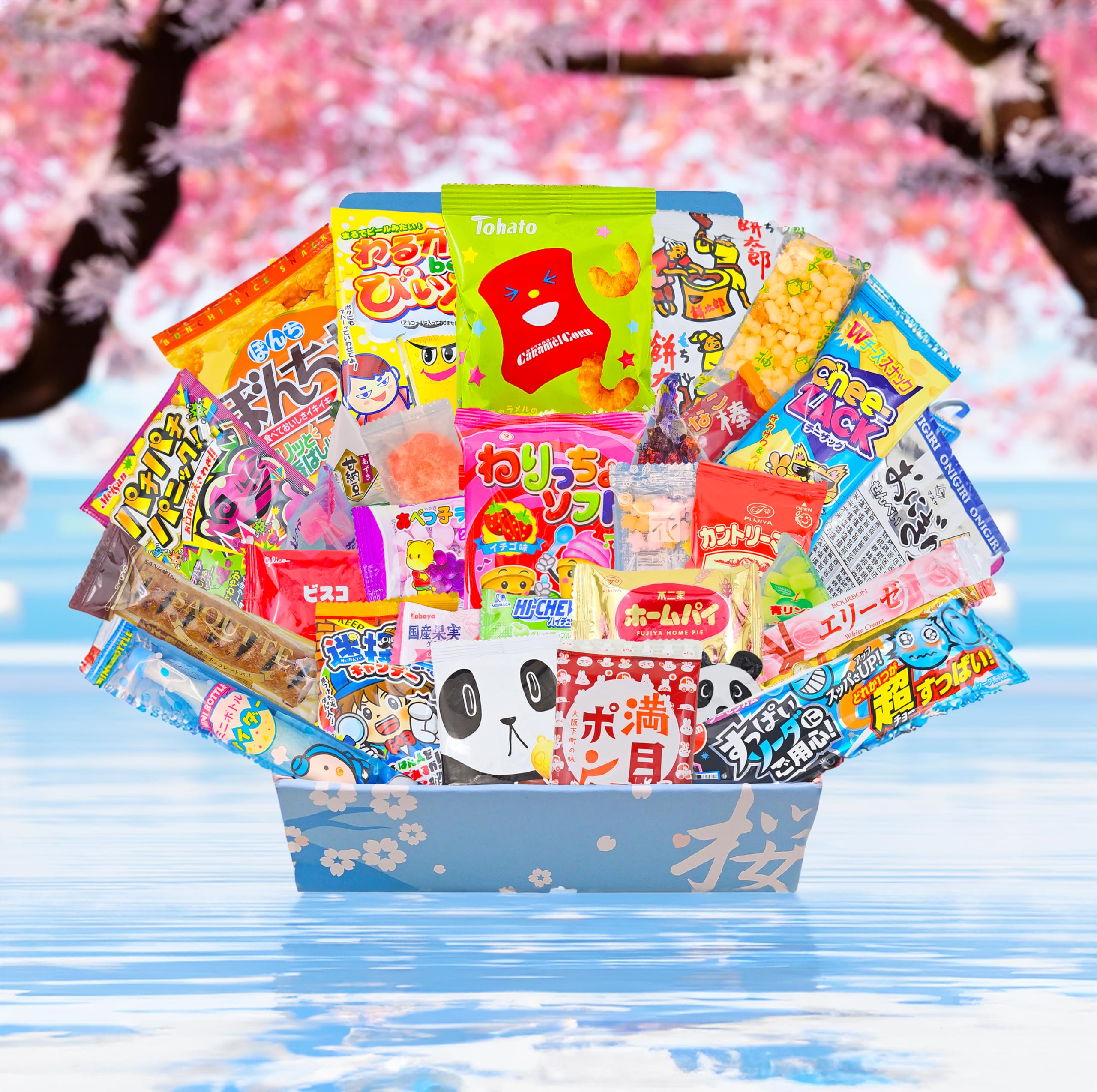 Japanese Snacks & Candy Dagashi with English Pamphlet 30 Pieces Custom Gift Set ()