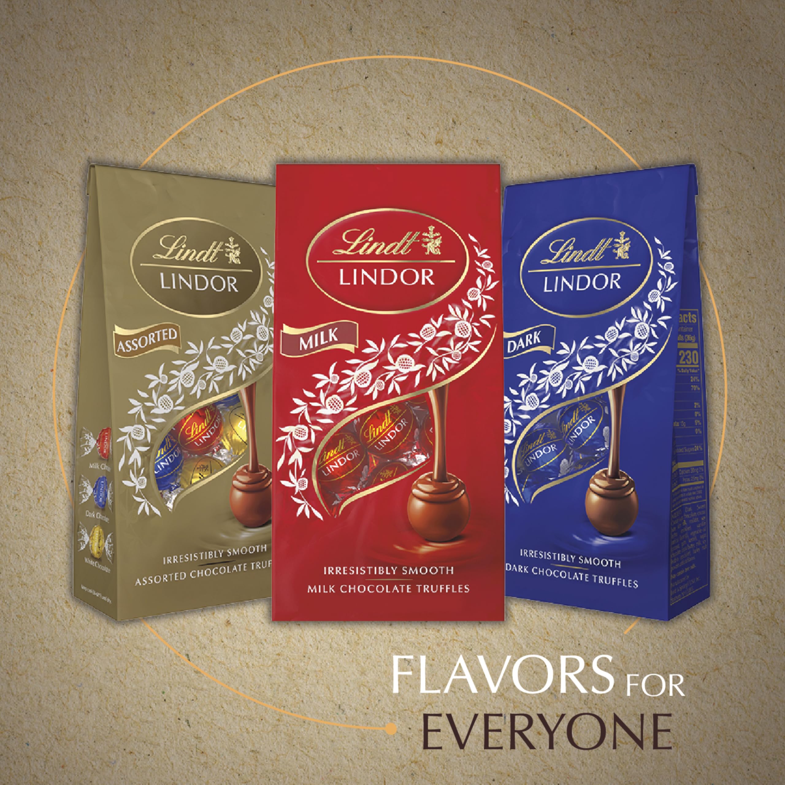 Lindt LINDOR OatMilk Chocolate Candy Truffles, Non-Dairy Chocolate Truffles with Smooth, Melting Truffle Center, 5.1 oz.