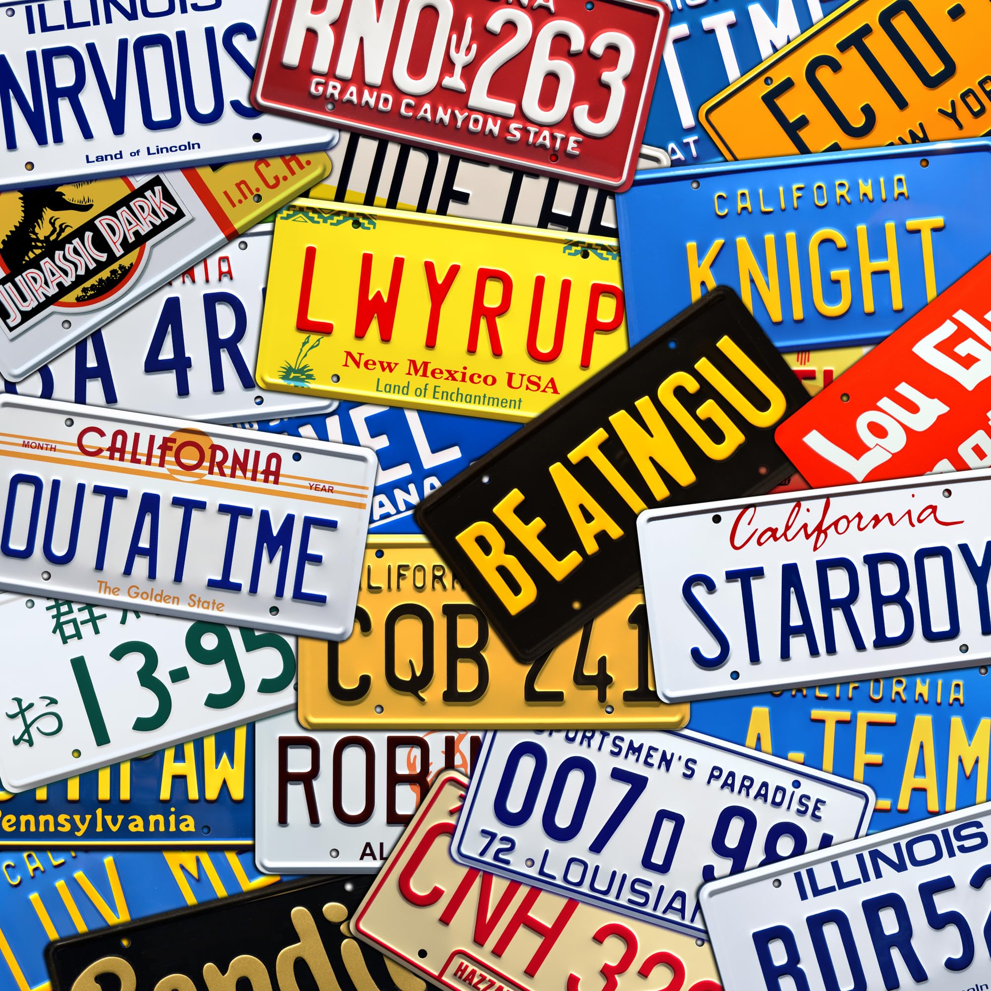 Fallout | Vault-TEC | Metal Stamped License Plate