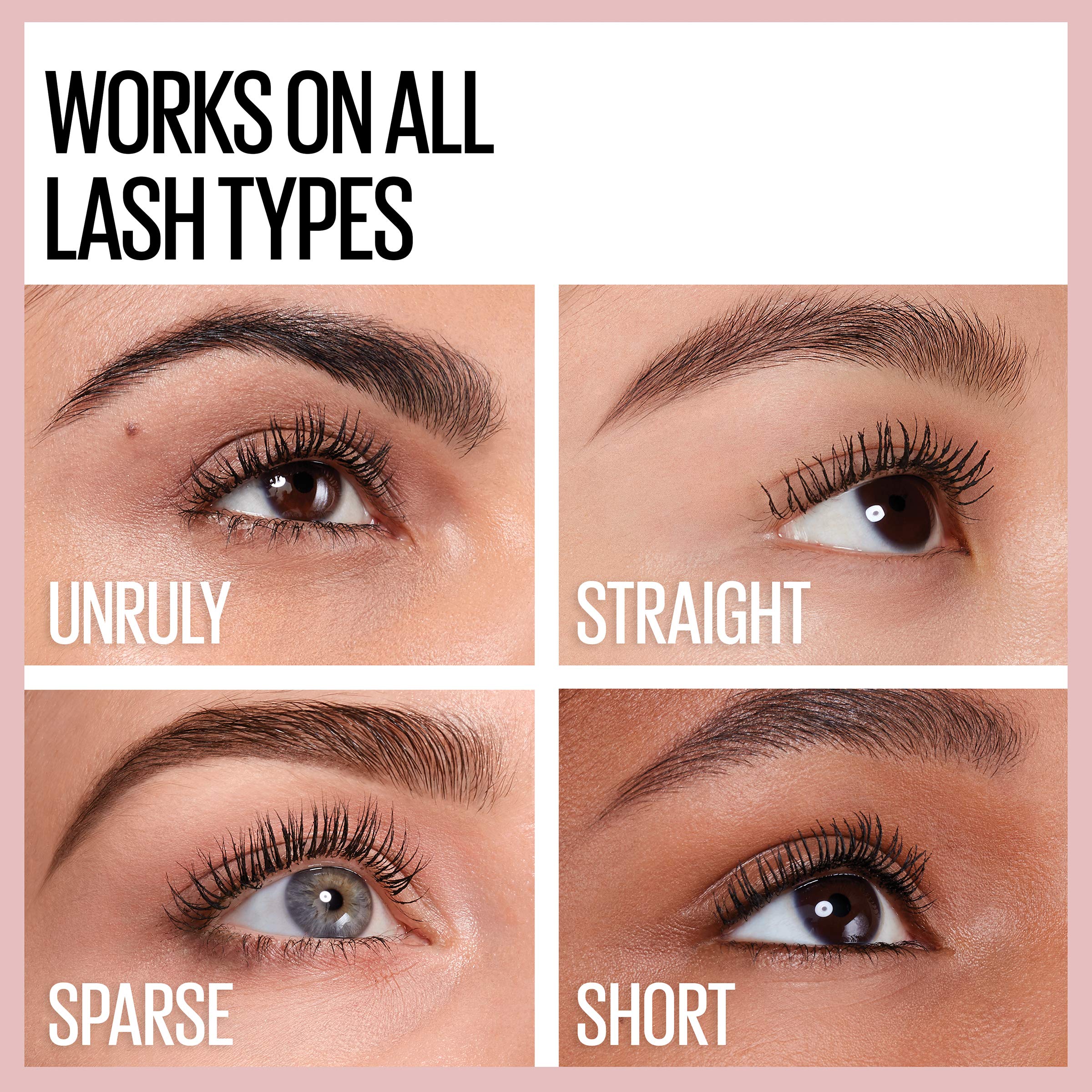 Maybelline Lash Sensational Waterproof Mascara, Lengthening and Volumizing for a Full Fan Effect, Brownish Black, 1 Count thumbnail 6