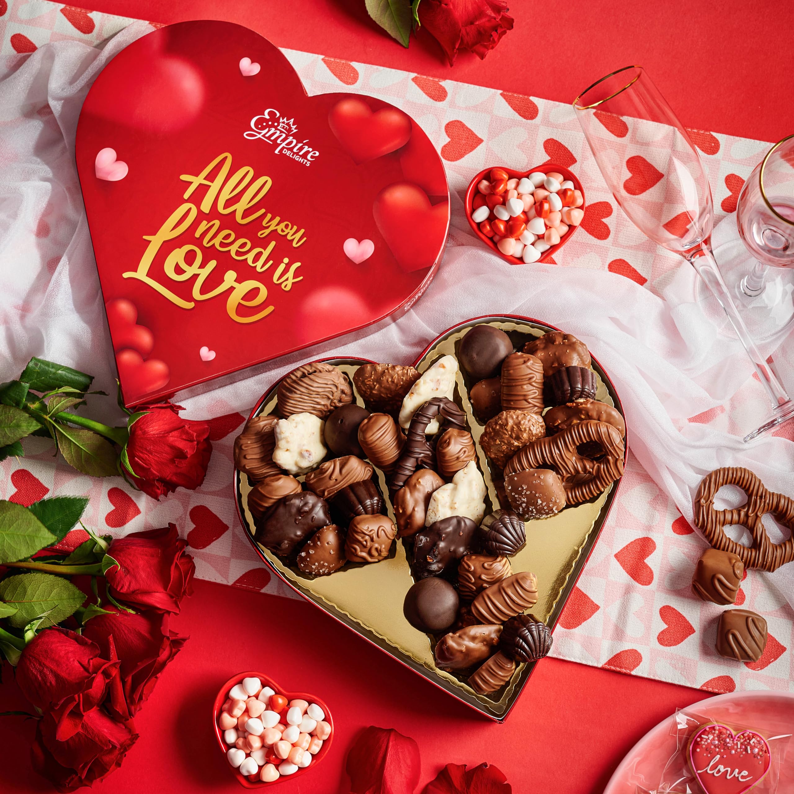 Chocolate Gift Box with Assorted Gourmet Chocolates - Food Gift Basket for Women and Men - Birthday, Thank You, Present idea for Him and Her - Image 3