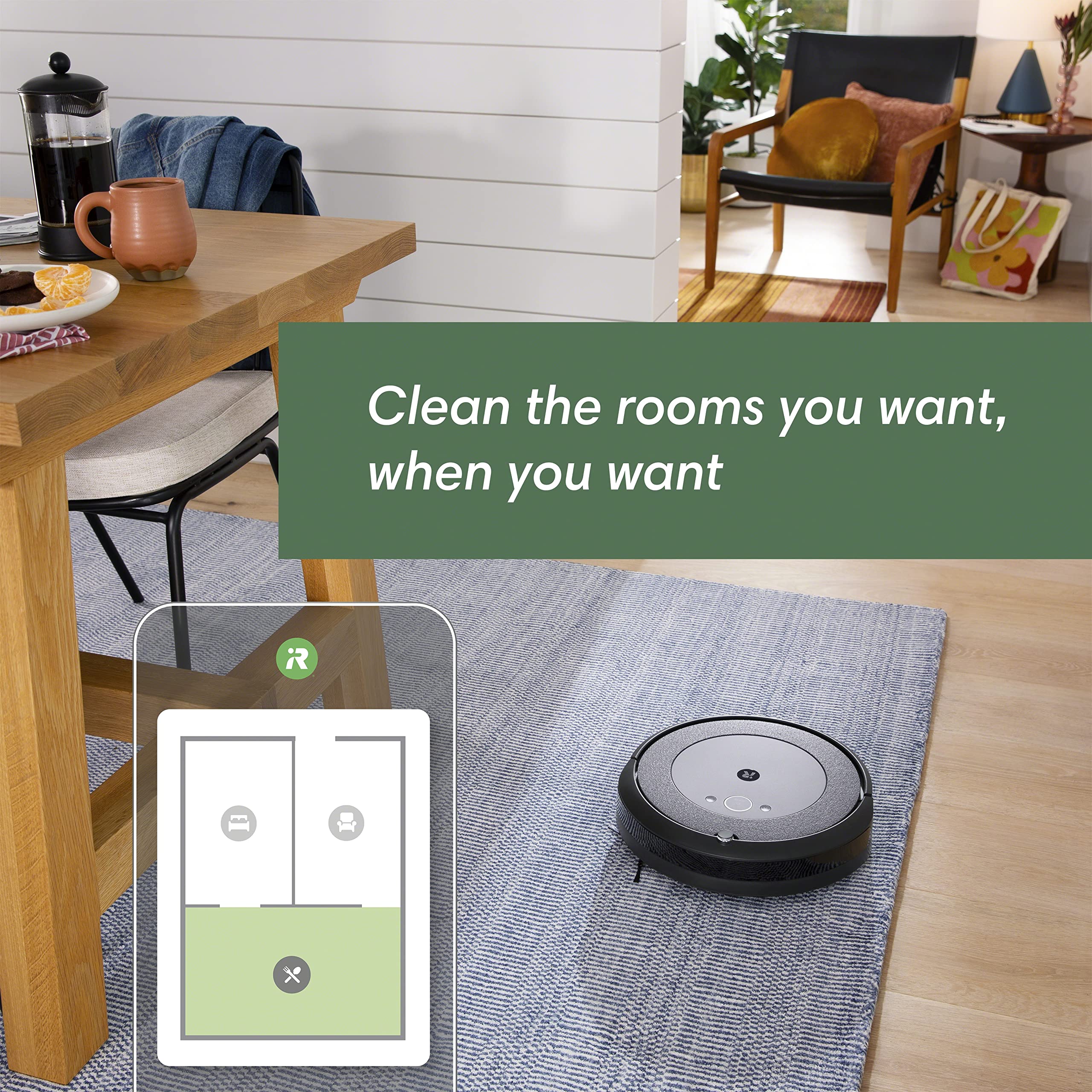 iRobot  Self-Emptying Robot Vacuum and Mop, Clean by Room with Smart Mapping, Empties Itself for Up to 60 Days, Works with Alexa, Personalized Cleaning OS: Roomba i3+ &amp; M6 Mop
