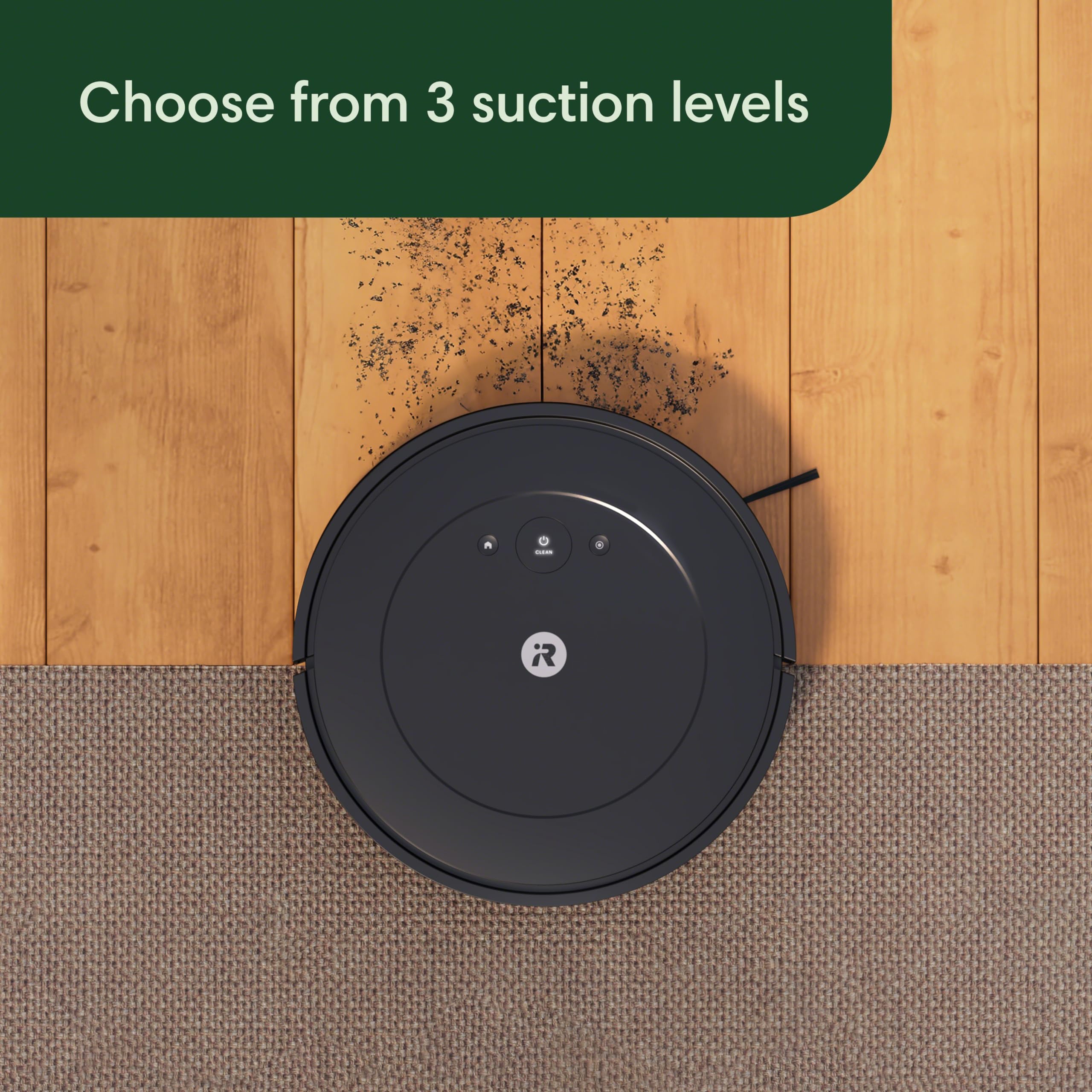 iRobot  Robot Vacuum-Wi-Fi Connectivity, Personalized Cleaning Recommendations, Works with Alexa, Good for Pet Hair, Carpets, Hard Floors, Self-Charging: Roomba Q011 Amazon Exclusive