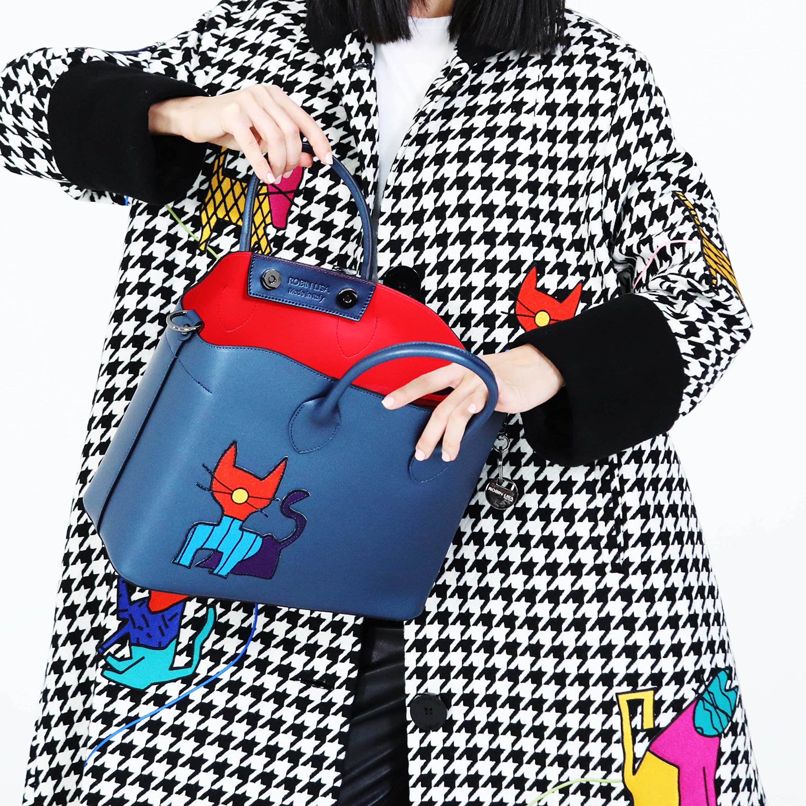 Robin Lisa New York Luxury Handbags for Women | Hand-made in Italy, Genuine Leather Madison Tote Bag