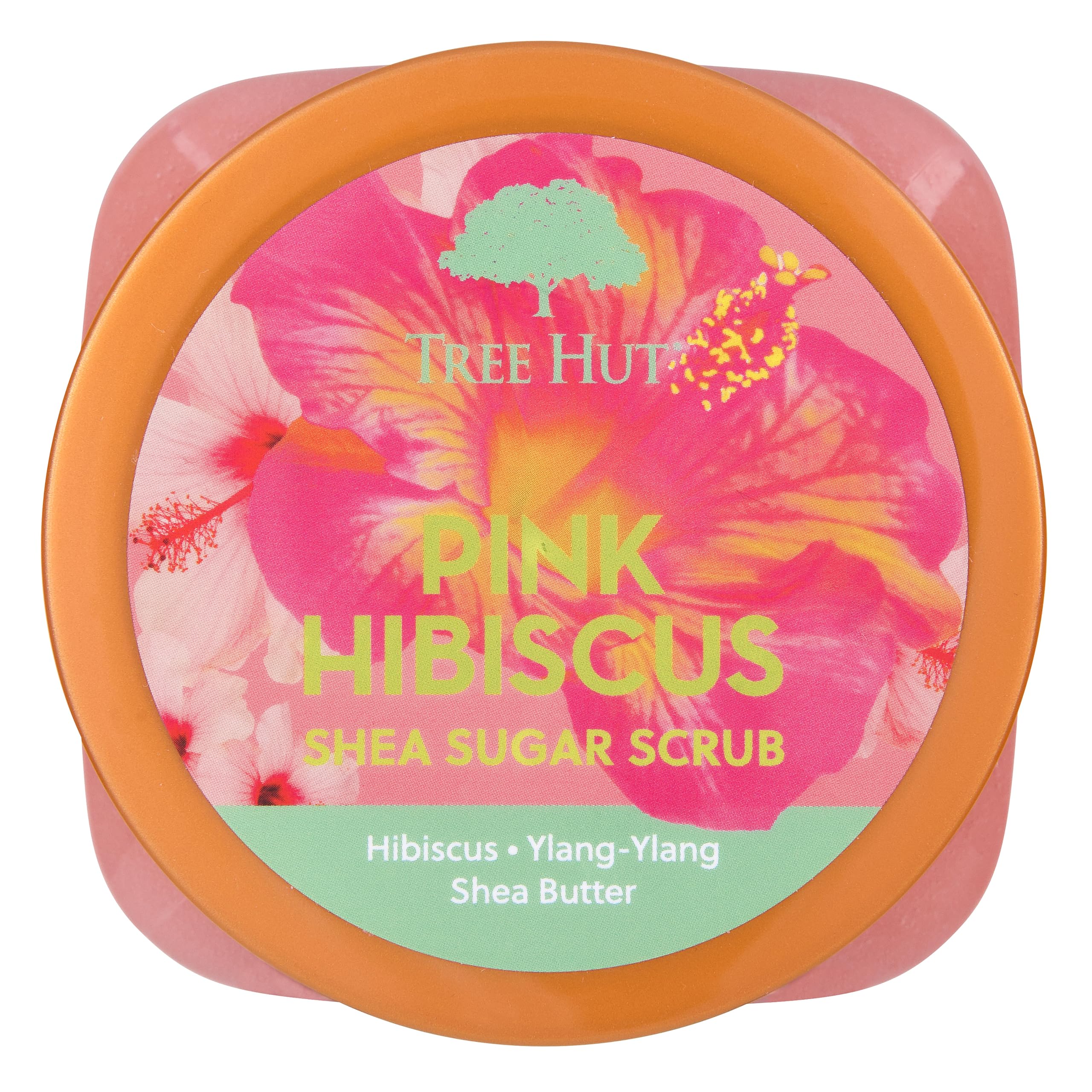 Tree Hut  Shea Sugar Scrub | Exfoliating Body Scrub Removes Dead, Dry Skin for a Soft & Hydrated Feel | Nourishing Essential Body Care | 18 fl oz.: Pink Hibiscus