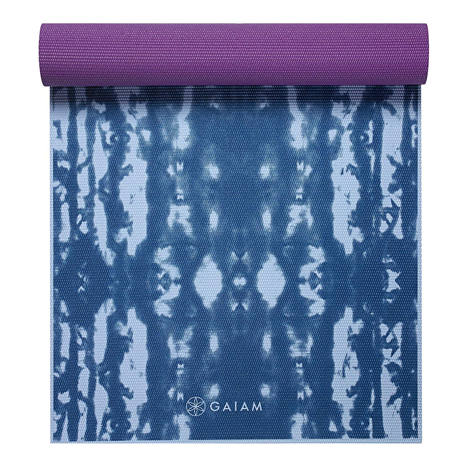 Gaiam Yoga Mat - Premium 6mm Print Reversible Extra Thick Non Slip Exercise & Fitness Mat for All Types of Yoga, Pilates & Floor Workouts (68" x 24" x 6mm Thick) thumbnail 5