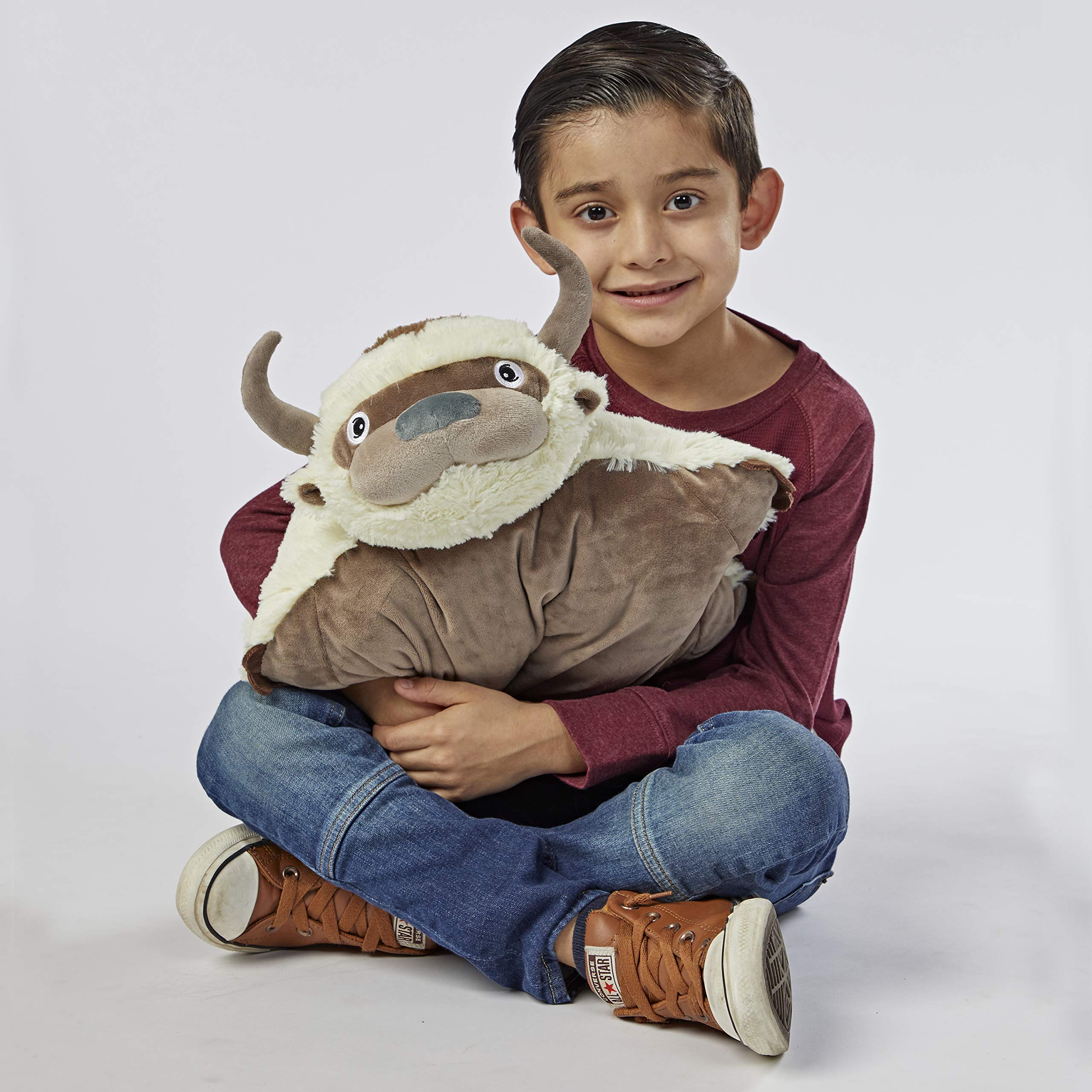 Pillow Pets 16” Appa Stuffed Animal, Nickelodeon Avatar The Last Airbender Plush Toy, white: Pillow Pets 16” Appa Stuffed Animal, Nickelodeon Avatar The Last Airbender Plush Toy, white