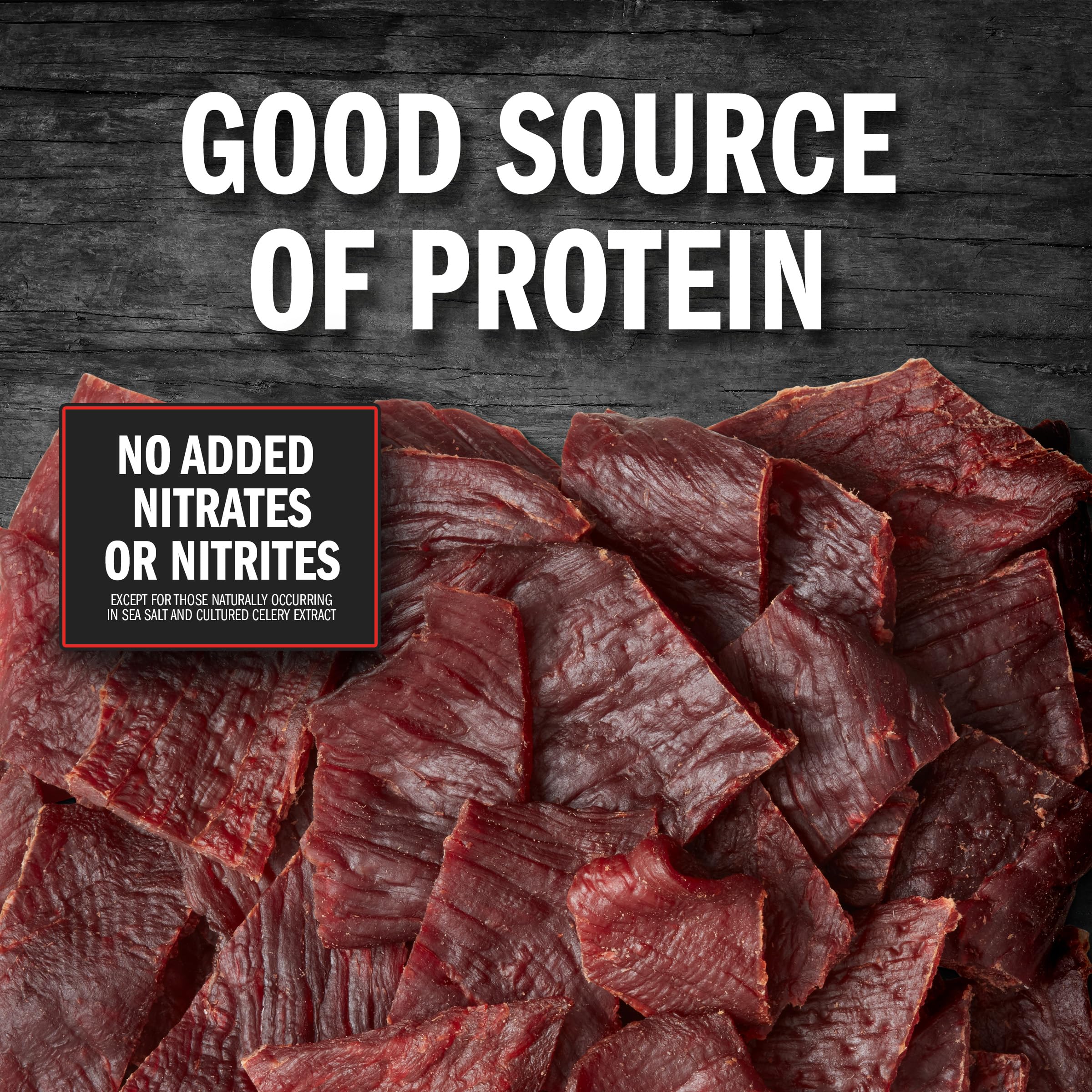 Jack Link's Beef Jerky, Teriyaki, Half Pounder Large Jerky Bag - Flavorful Meat Snack, Ready to Eat Protein Snacks with 11g of Protein per Serving, Made with 100% Beef: Sweet &amp; Hot 8 Ounce (Pack of 1)