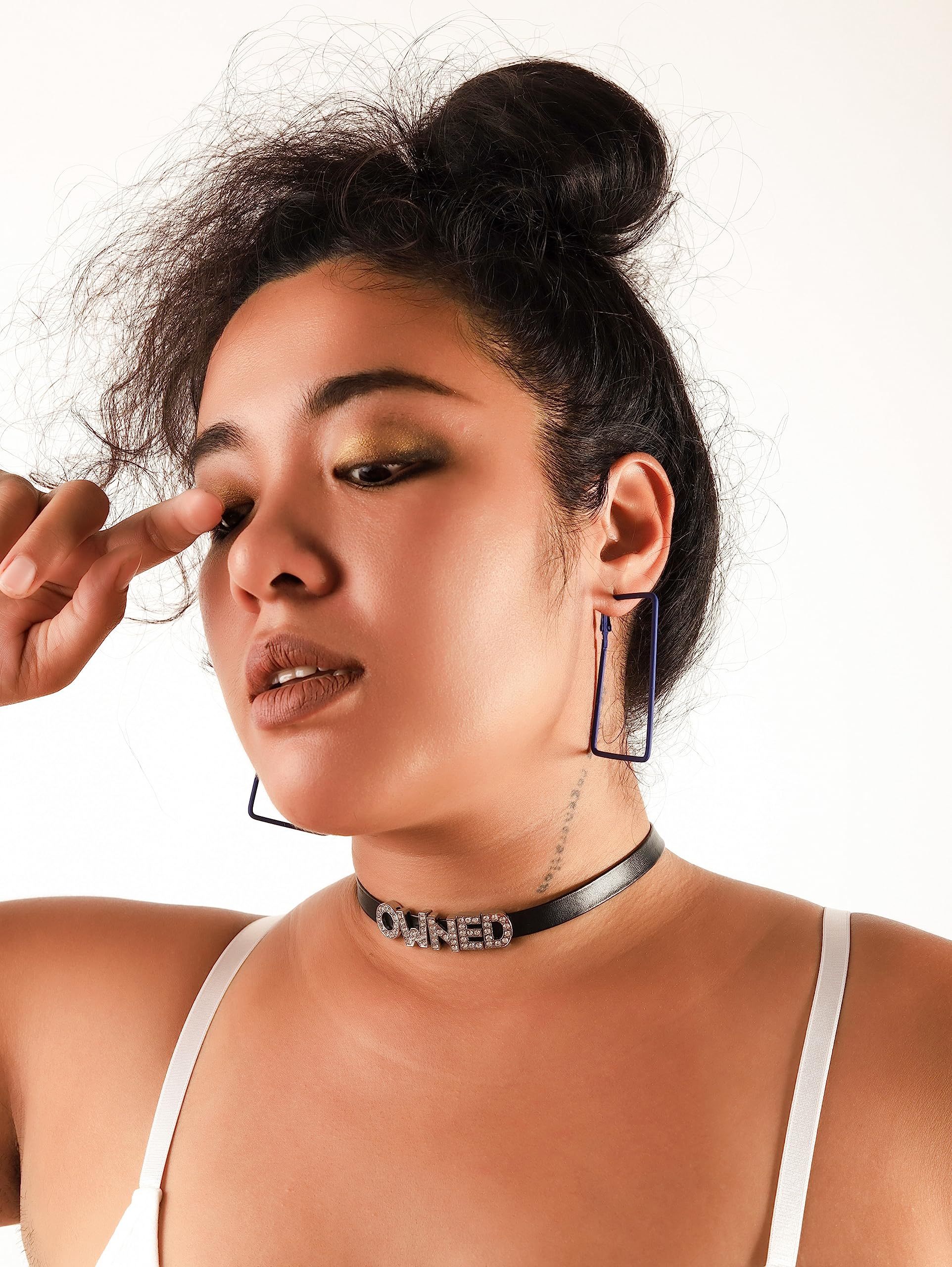 Sacina Gothic Punk Cute Owned Choker, Black Choker, Black PU Leather Chocker Collar, Gothic Goth Necklace, Costume Jewelry, Halloween Christmas Jewelry Gift for Women: Sacina Gothic Punk Cute Owned Choker, Black Choker, Black PU Leather Chocker Collar, Gothic Goth Necklace, Costume Jewelry, Halloween Christmas Jewelry Gift for Women