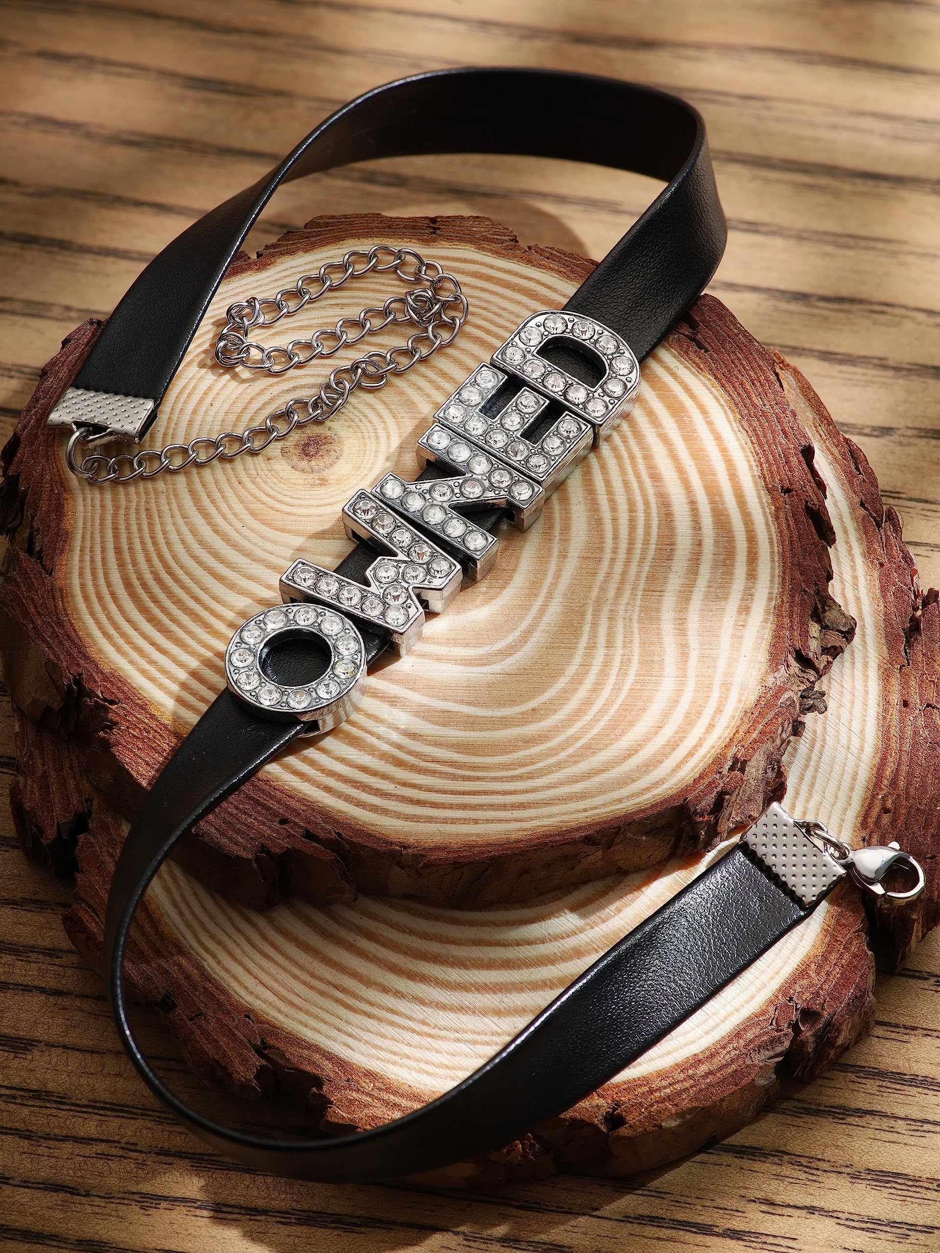 Sacina Gothic Punk Cute Owned Choker, Black Choker, Black PU Leather Chocker Collar, Gothic Goth Necklace, Costume Jewelry, Halloween Christmas Jewelry Gift for Women: Sacina Gothic Punk Cute Owned Choker, Black Choker, Black PU Leather Chocker Collar, Gothic Goth Necklace, Costume Jewelry, Halloween Christmas Jewelry Gift for Women