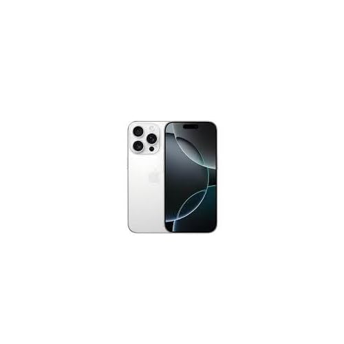 Apple iPhone 16 Pro, US Version, 256GB, - Unlocked (Renewed): White Titanium