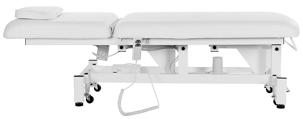 SKINACT Bliss Electric Spa Facial Treatment Table for Medical spa (White)