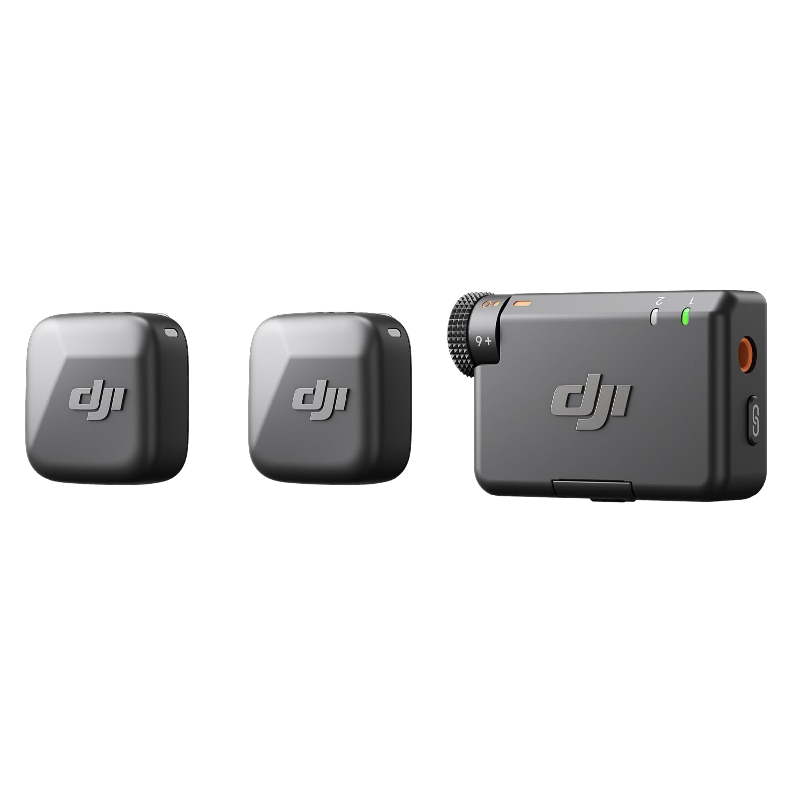 DJI Mic Mini (2 TX + 1 RX + Charging Case), Wireless Lavalier Microphone for iPhone/Camera/Android, Ultralight, Detail-Rich Audio, 48h Use, Noise Cancelling, Automatic Limiting, Vlog, Streaming
