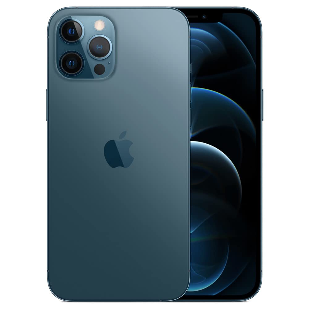 Apple iPhone 12 Pro, 512GB, Pacific Blue - Fully Unlocked (Renewed)