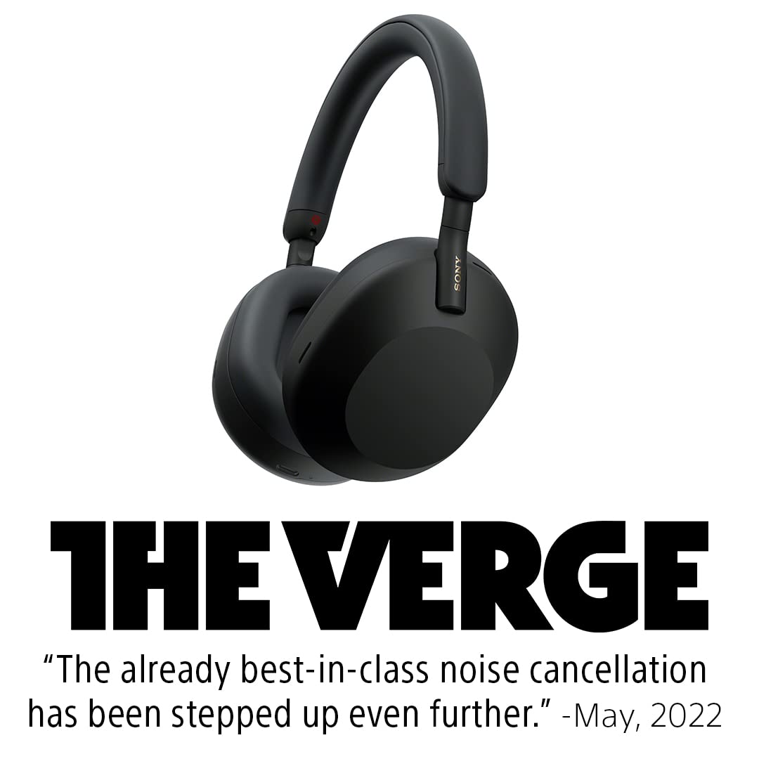 Sony WH-1000XM5 Premium Noise Canceling Headphones, Auto NC Optimizer, 30-Hour Battery, Alexa Voice Control,