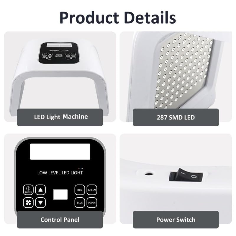 FARRENCE Led Light Skin Care Machine 7 Color SPA Equipment Multifunctional Beauty Machine for Women Home Salon