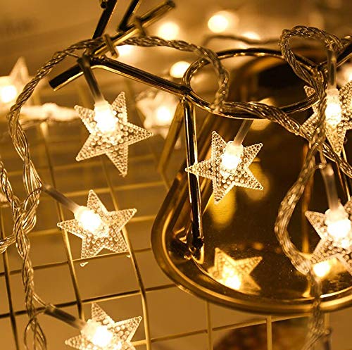 Bed Canopy with LED Star Lights, Canopy Bed Curtain with RGB Color Changing String Lights with Smart App Control Remote for Princess Girls Bedroom, Suggested for Twin Full Queen King Bed