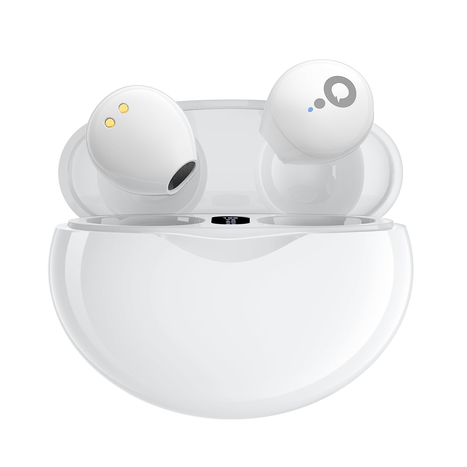 Sleep Headphones, Wireless Sleep Earbuds for Side Sleepers, Mini Earbuds for Sleeping, Ultra-Thin Bluetooth 5.4 Headphones, Comfortable Invisible – White
