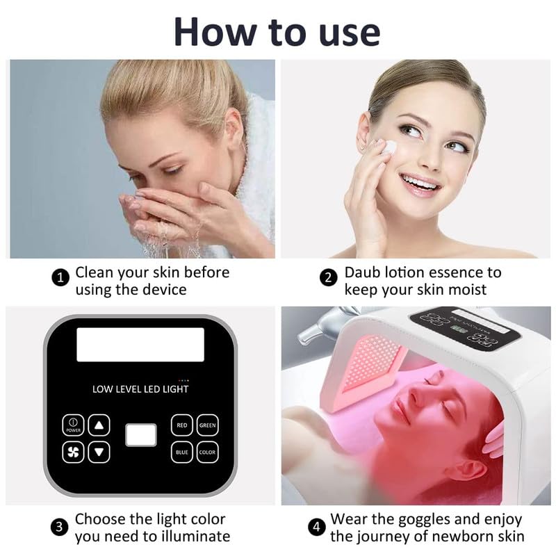 FARRENCE Led Light Skin Care Machine 7 Color SPA Equipment Multifunctional Beauty Machine for Women Home Salon