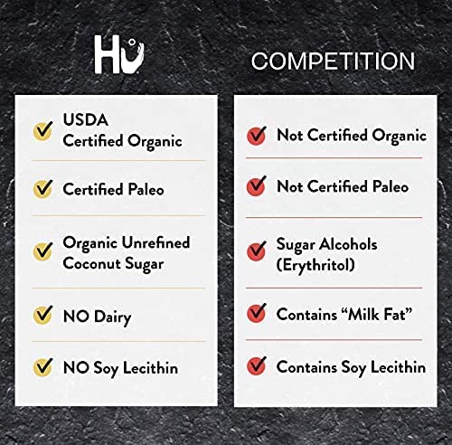 Hu Chocolate Bars | 8 Pack VARIETY SAMPLER PACK | Natural Organic Vegan, Gluten Free, Paleo, Non GMO, Fair Trade Dark Chocolate | 2.1oz Each