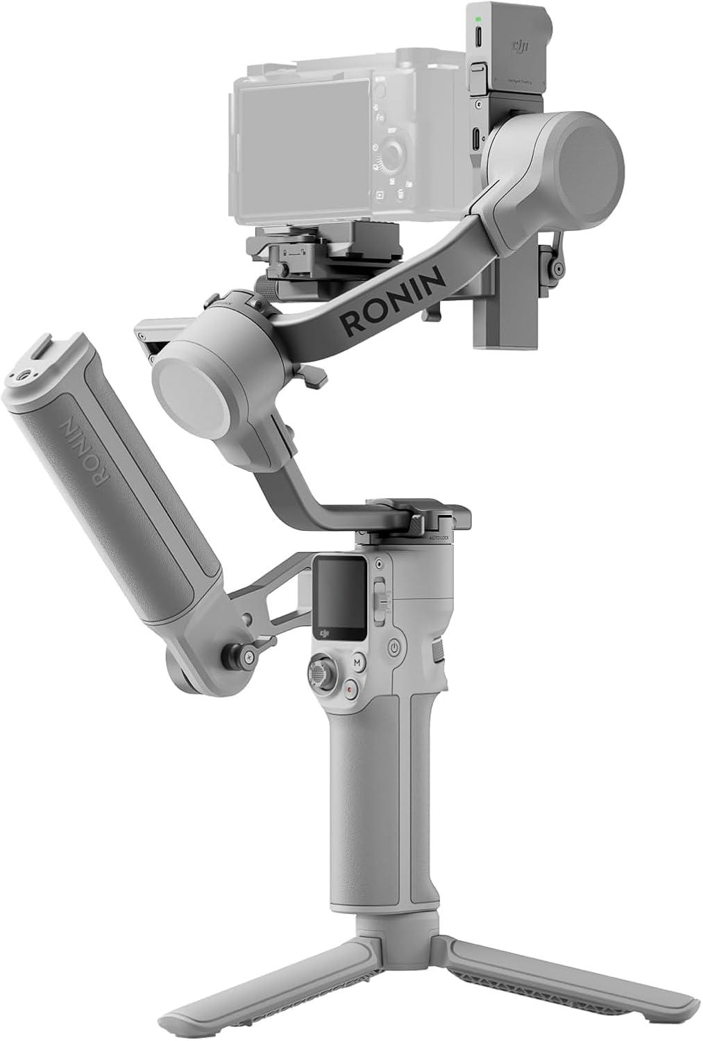 DJI RS 4 Mini, Gimbal Stabilizer for Cameras, Auto Axis Locks, Camera Gimbal, Native Vertical Shooting + Turnstile Wireless Lavalier 2X Microphones ()