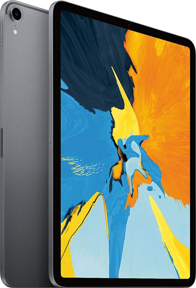 Apple iPad Pro (11-inch, Wi-Fi, 64GB) - Space Gray (2018) (Renewed)