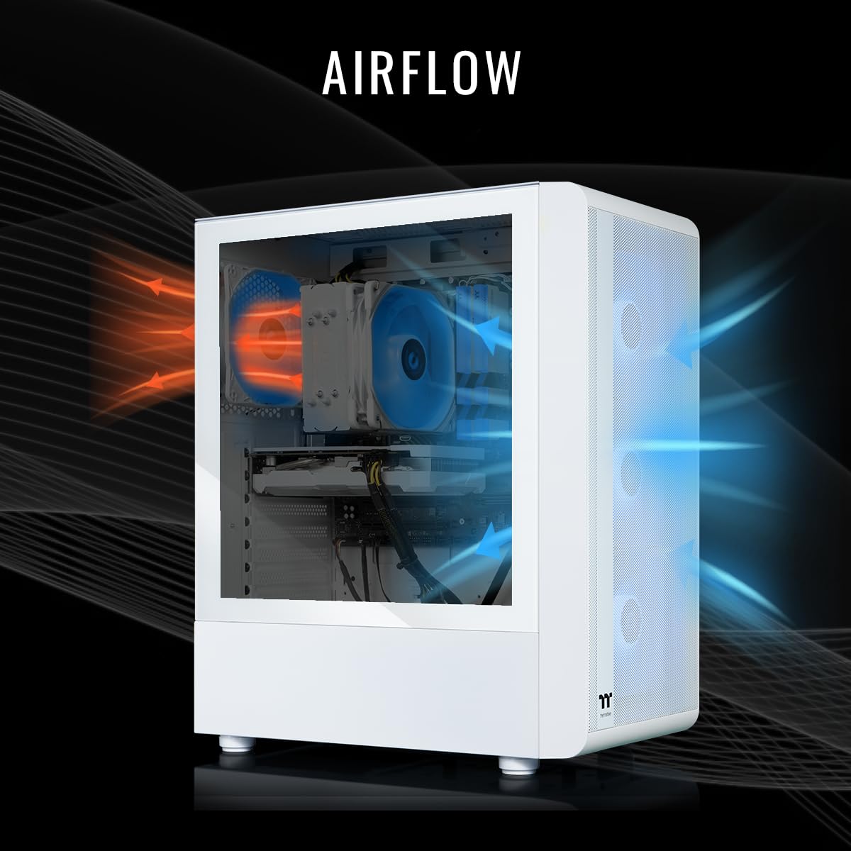 Thermaltake LCGS Quartz i460 R4 Gaming Desktop (Intel Core™ i5-13400F, 3600Mhz 16GB RGB Memory, NVIDIA GeForce® RTX 4060, 1TB NVMe M.2) S2QT-B66R-460-LCS