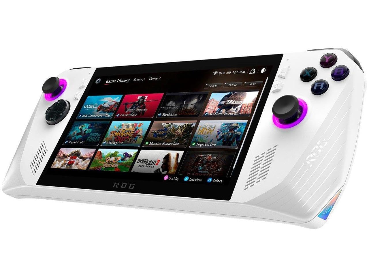 ASUS ROG Ally Gaming Handheld 7" Touchscreen FHD Display (AMD Ryzen Z1 Extreme, 16GB LPDDR5X, 2TB M.2 PCIe SSD, AMD Radeon, Fingerprint, WiFi 6E, Bluetooth 5.3, Win 11 Home) w/DKZ USB Port Expander