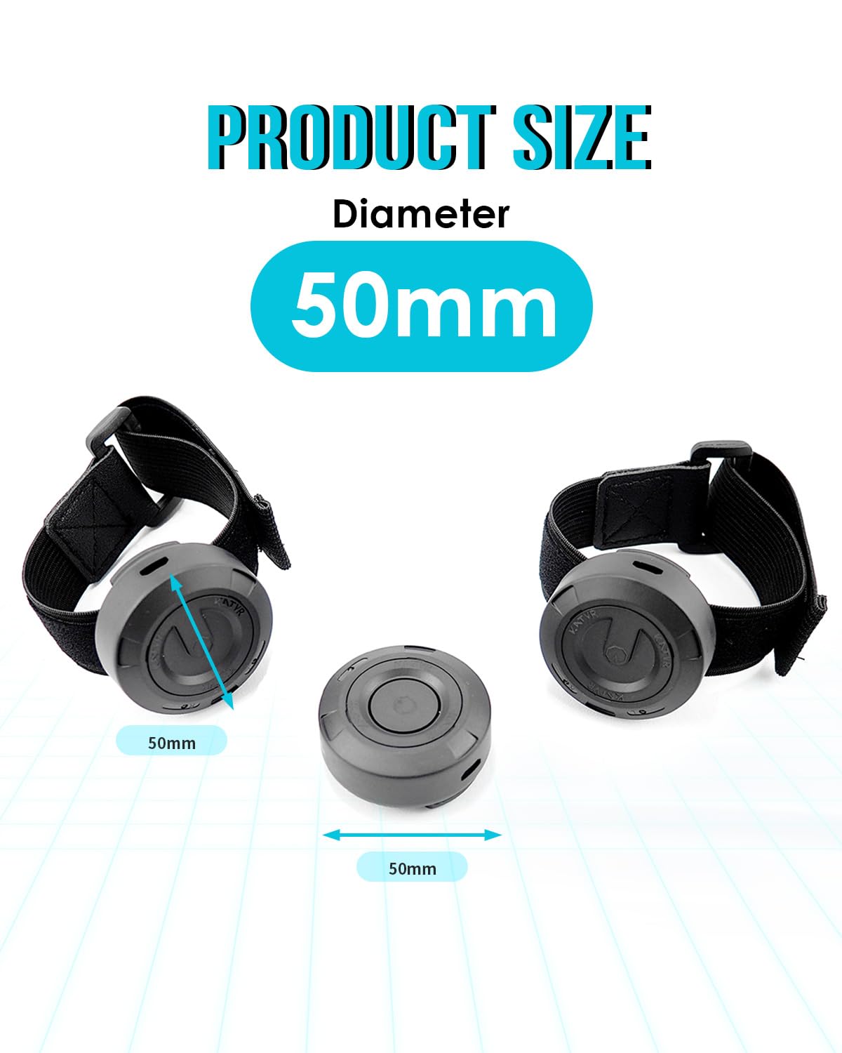 KAT vr trackers, Set of 3 Sensors,Immersive VR Experience,Enhanced Motion Tracking Compatibility with Easy Installation, Reliable Performance,Ideal for Gaming and Virtual Reality Adventures