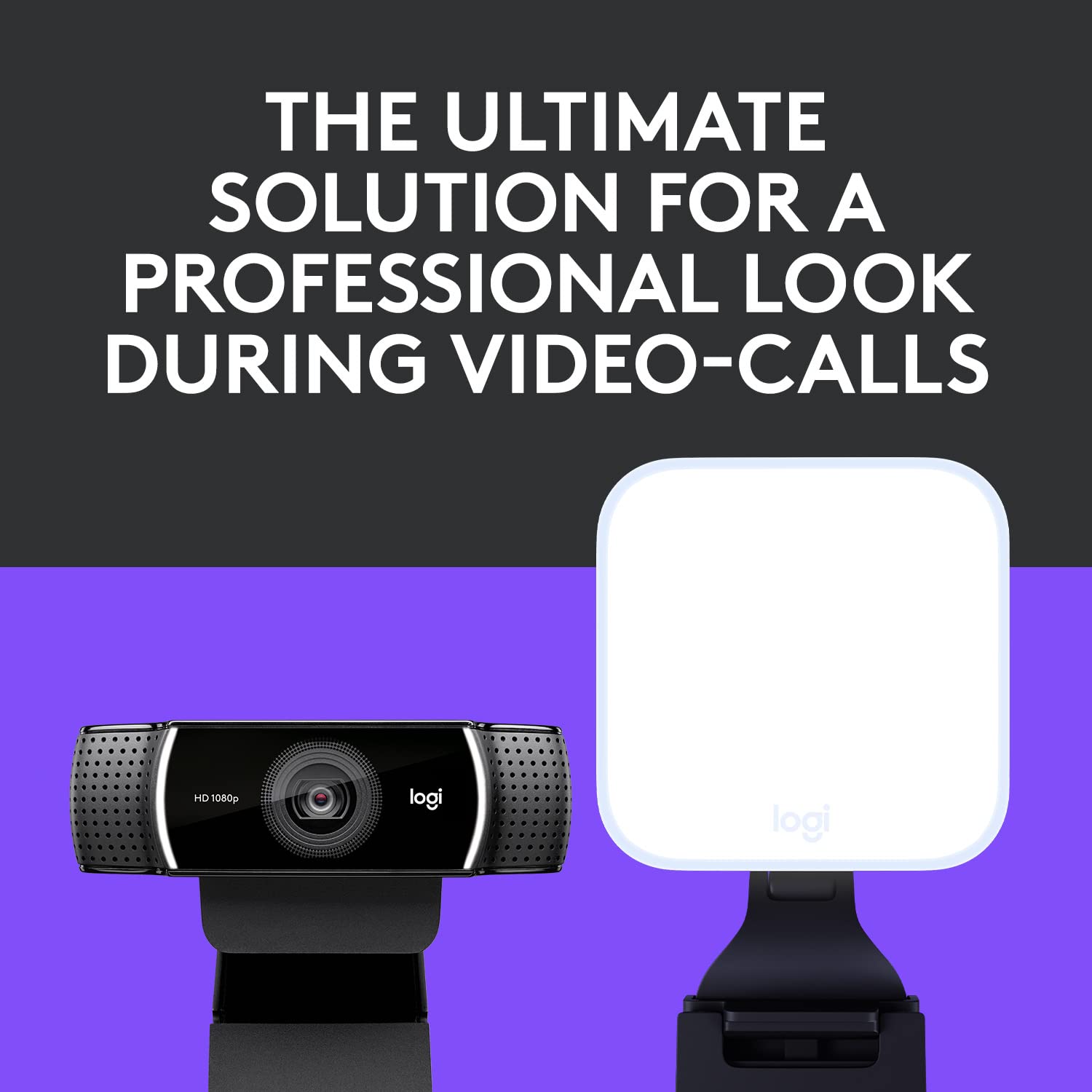 Logitech C922x HD Pro Webcam, Full HD 1080p/60fps Video, Clear Audio, HD Light Correction, PC Camera Webcam, Works with Skype, Zoom, Mac, Tablet - Black