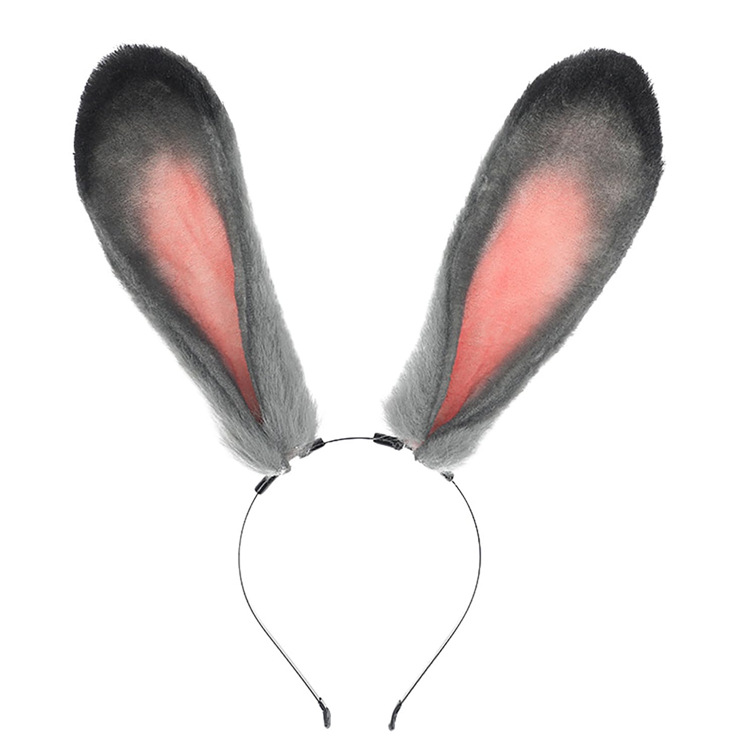 Faylay Women Cosplay Bunny Ears Rabbit Headband Animal Ears Furry Bunny Ears Party Accessories: Bunny Ju
