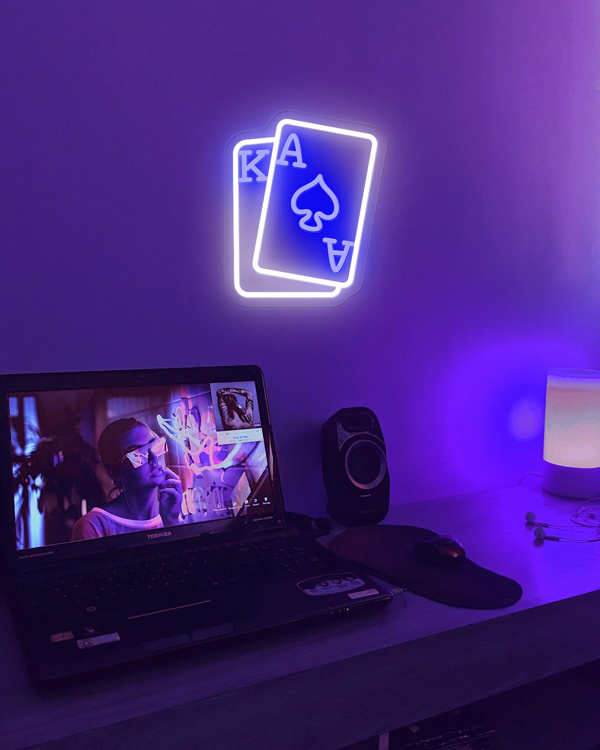 GAME ON Neon Sign for Wall Decor, LED Neon Gamer Sign for Arcade Room, Game Room, Bedroom, Kids, Boyfriend, Gifts Stepless Dimmable