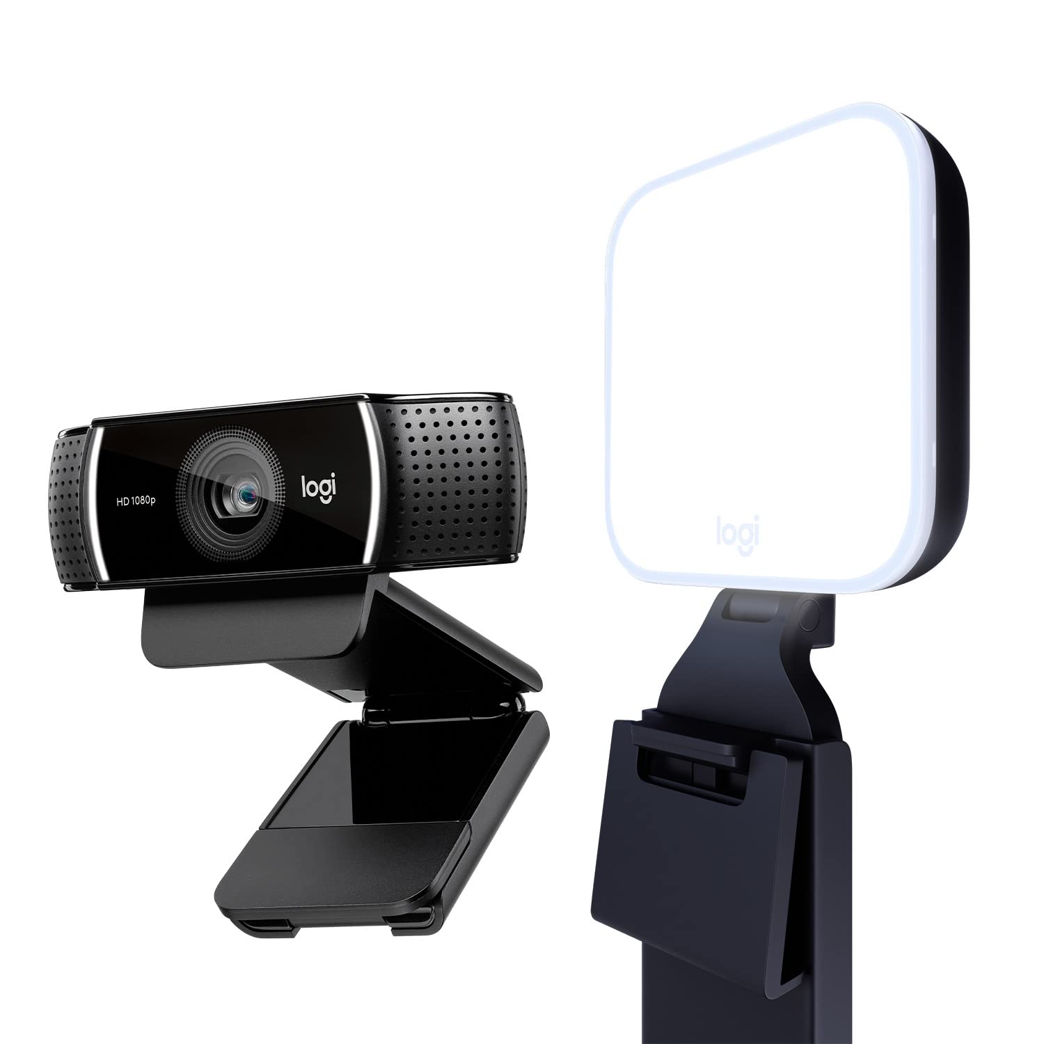 Logitech C922x HD Pro Webcam, Full HD 1080p/60fps Video, Clear Audio, HD Light Correction, PC Camera Webcam, Works with Skype, Zoom, Mac, Tablet - Black