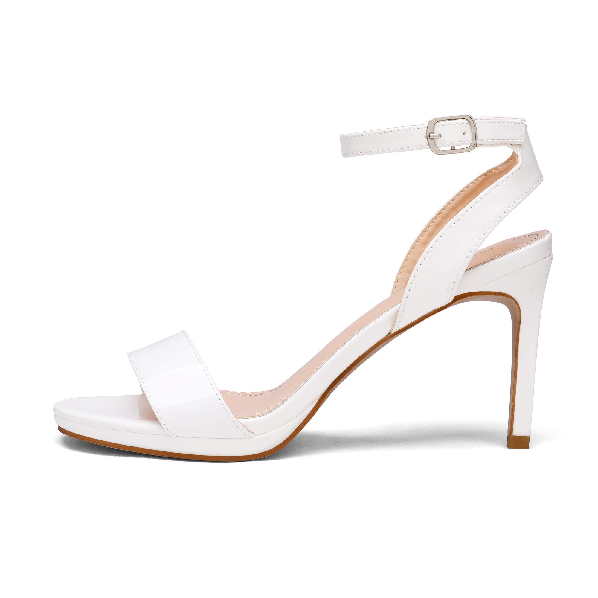 DREAM PAIRS Women’s High Stiletto Open Toe Ankle Strap Heels Dress Pump Heel Sandals