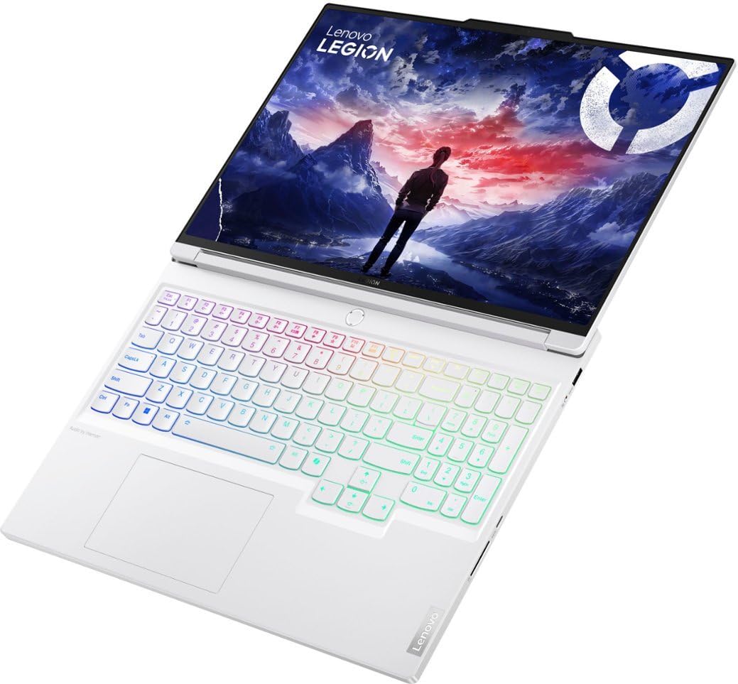 Lenovo Legion 7i Gen 9 Gaming Laptop, Intel Core i9-14900HX, GeForce RTX 4070, 16" 3.2K (3200 x 2000) IPS 165Hz Display, 32GB DDR5, 2TB SSD, Per-Key RGB Backlit KB, Windows 11 Home - Glacier White