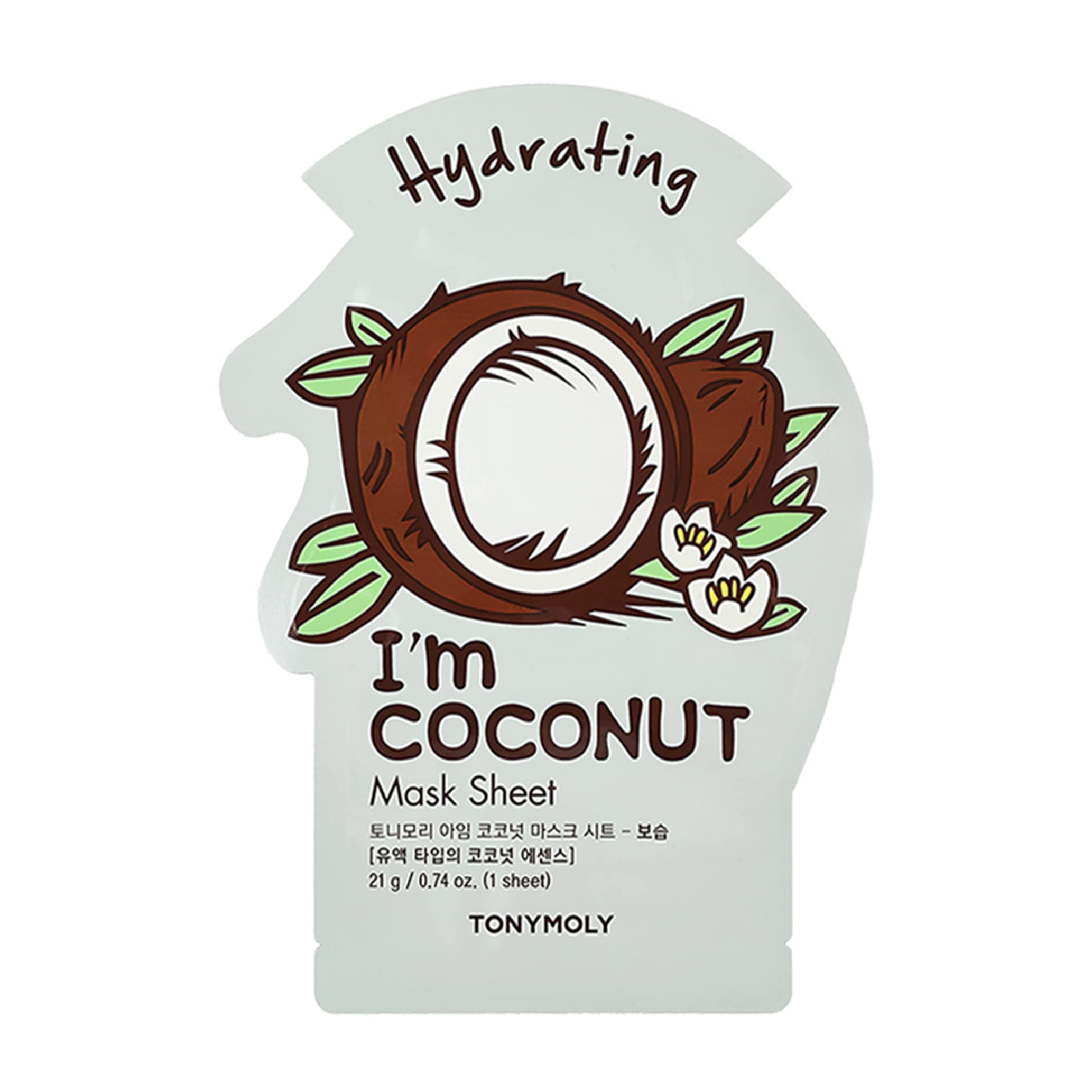 TONYMOLY I'm Real Sheet Mask, Easter Basket Stuffers, Hydrating & Moisturizing Skincare, Korean Skin Care Face Mask