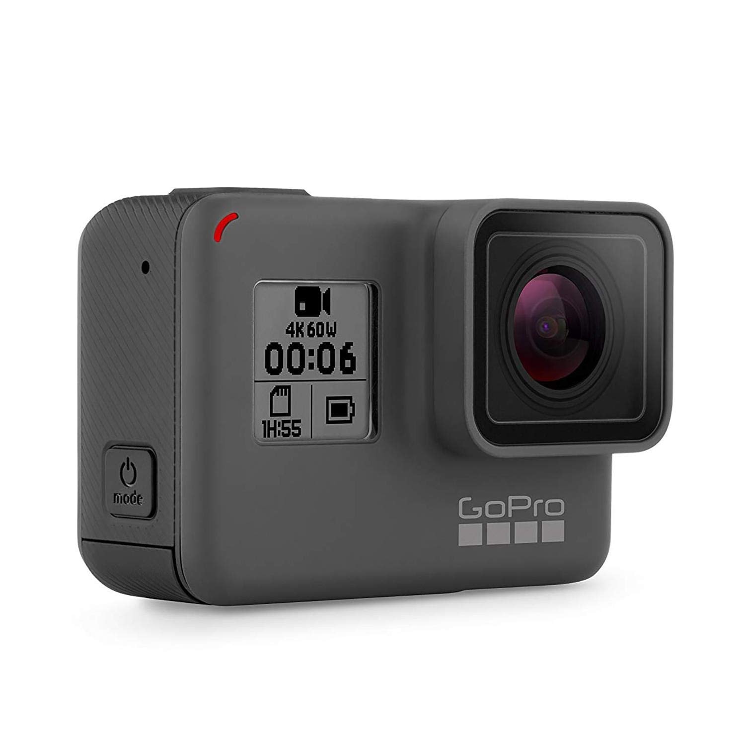 GoPro HERO6 Black — Waterproof Digital Action Camera for Travel with Touch Screen 4K HD Video 12MP Photos