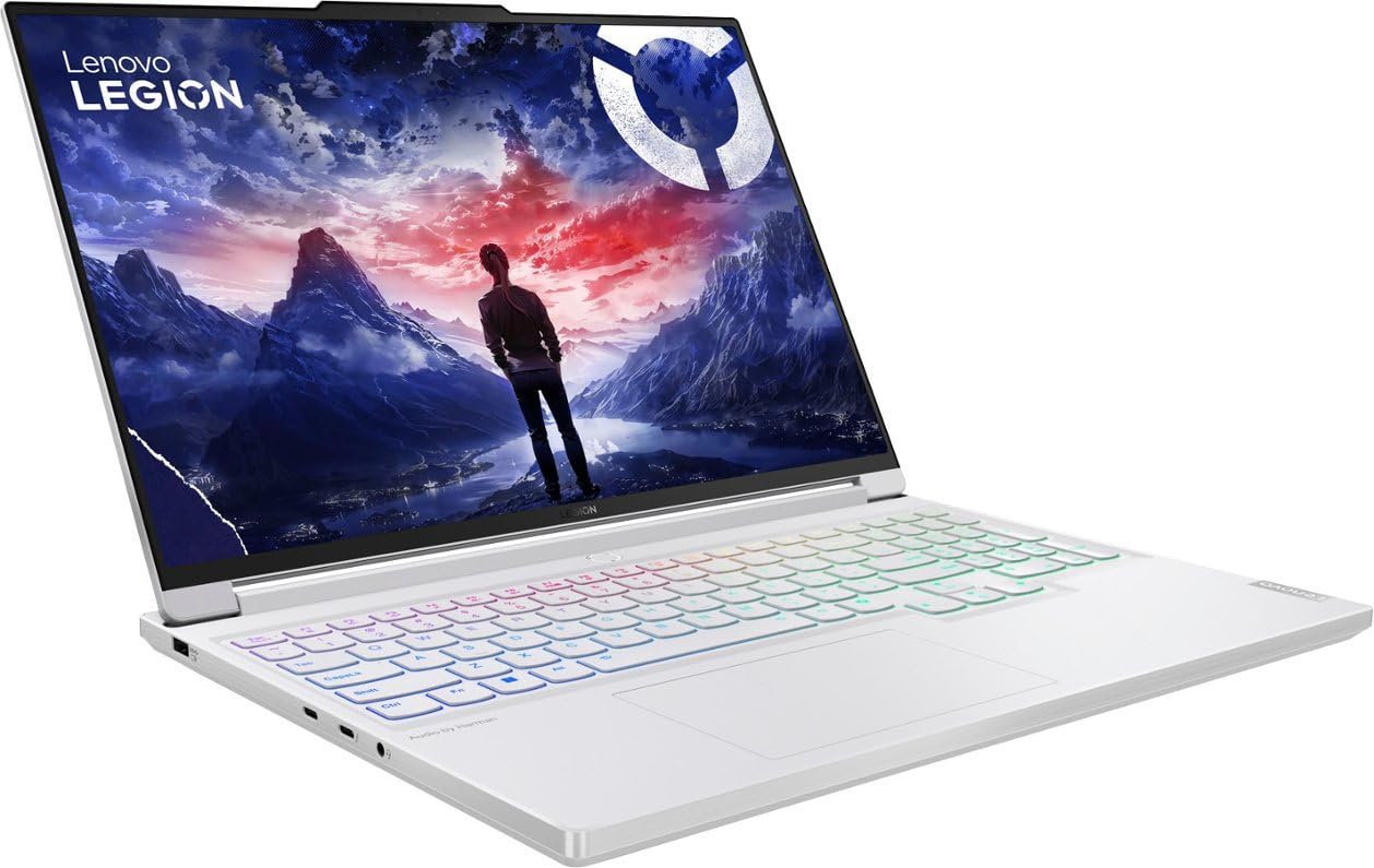 Lenovo Legion 7i Gen 9 Gaming Laptop, Intel Core i9-14900HX, GeForce RTX 4070, 16" 3.2K (3200 x 2000) IPS 165Hz Display, 32GB DDR5, 2TB SSD, Per-Key RGB Backlit KB, Windows 11 Home - Glacier White