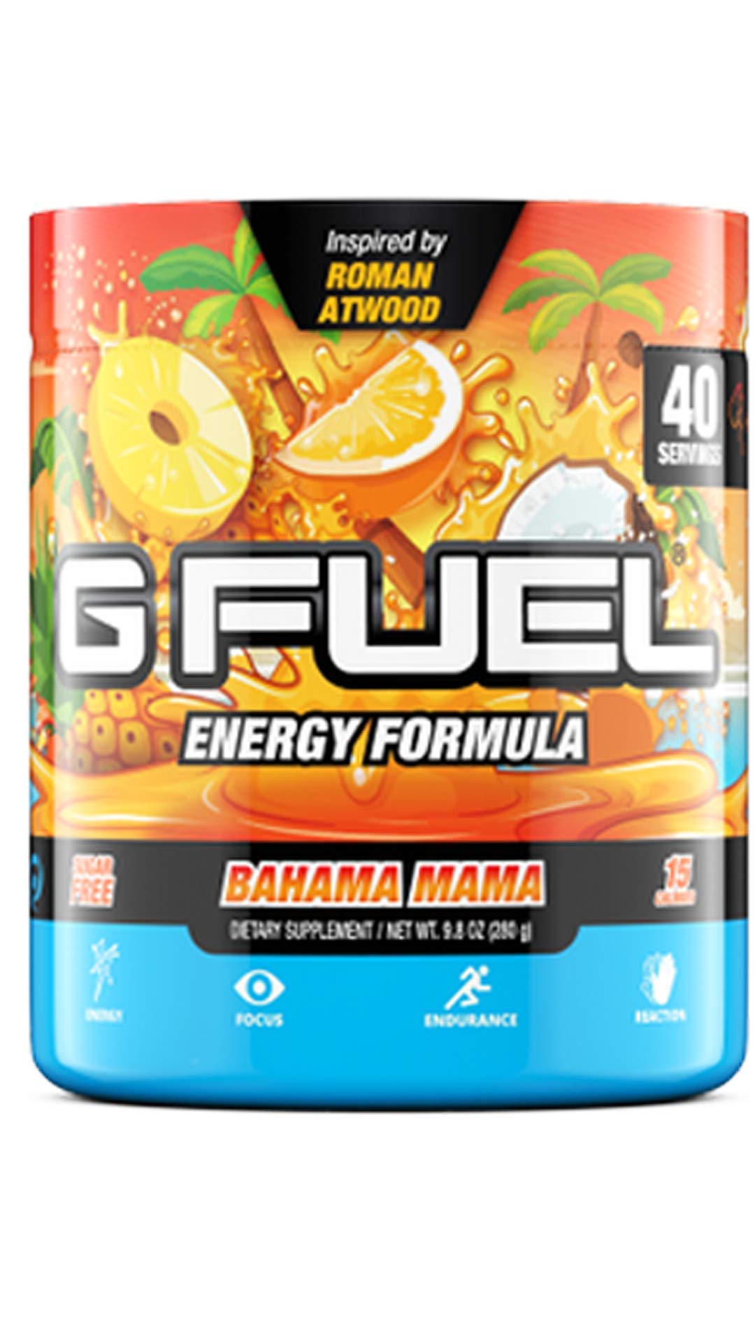G Fuel Sweet Melodies Hatsune Miku Energy Drink Powder, Pre Workout Caffeine Mix for Gaming, Sugar Free Focus Amino, Vitamin + Antioxidants, 9.9oz (, 40 Servings)