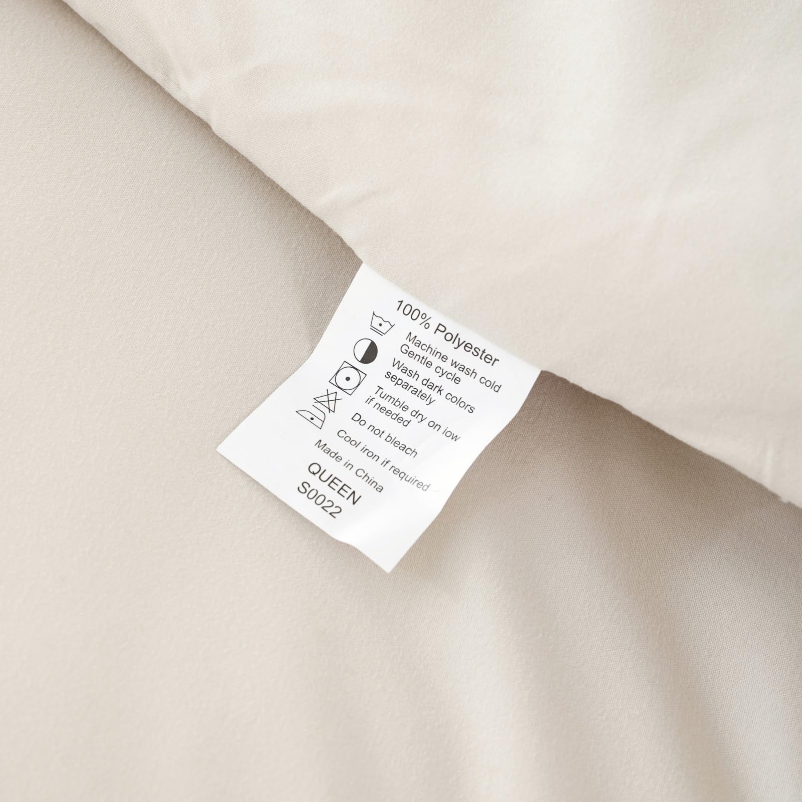 ROSGONIA Queen Comforter Set Oatmeal, 3pcs(1 Boho Oatmeal Comforter & 2 Pillowcases) All Season Soft Bedding Lightweight Bedspread Blanket Quilt: California King Comforter 104"x96" Beige