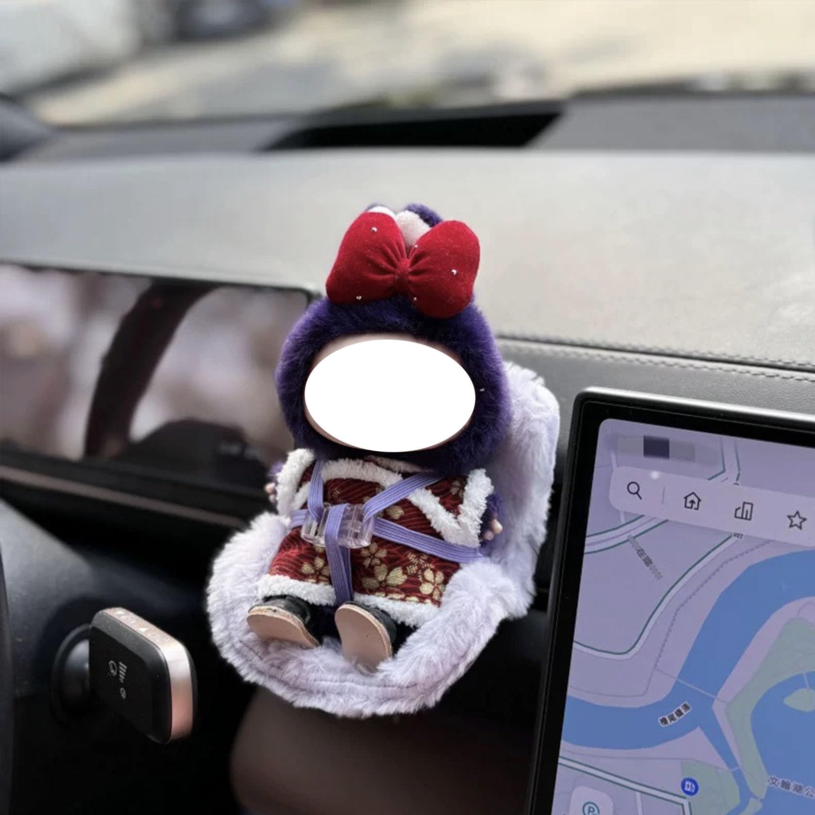 Accessories for Dolls,Safety seat,Car Plush Doll Sofa, Car Decoration Sofa, Display Dolls,Protect Dolls,Suitable for 17-cm Plush Dolls(no Dolls) ()
