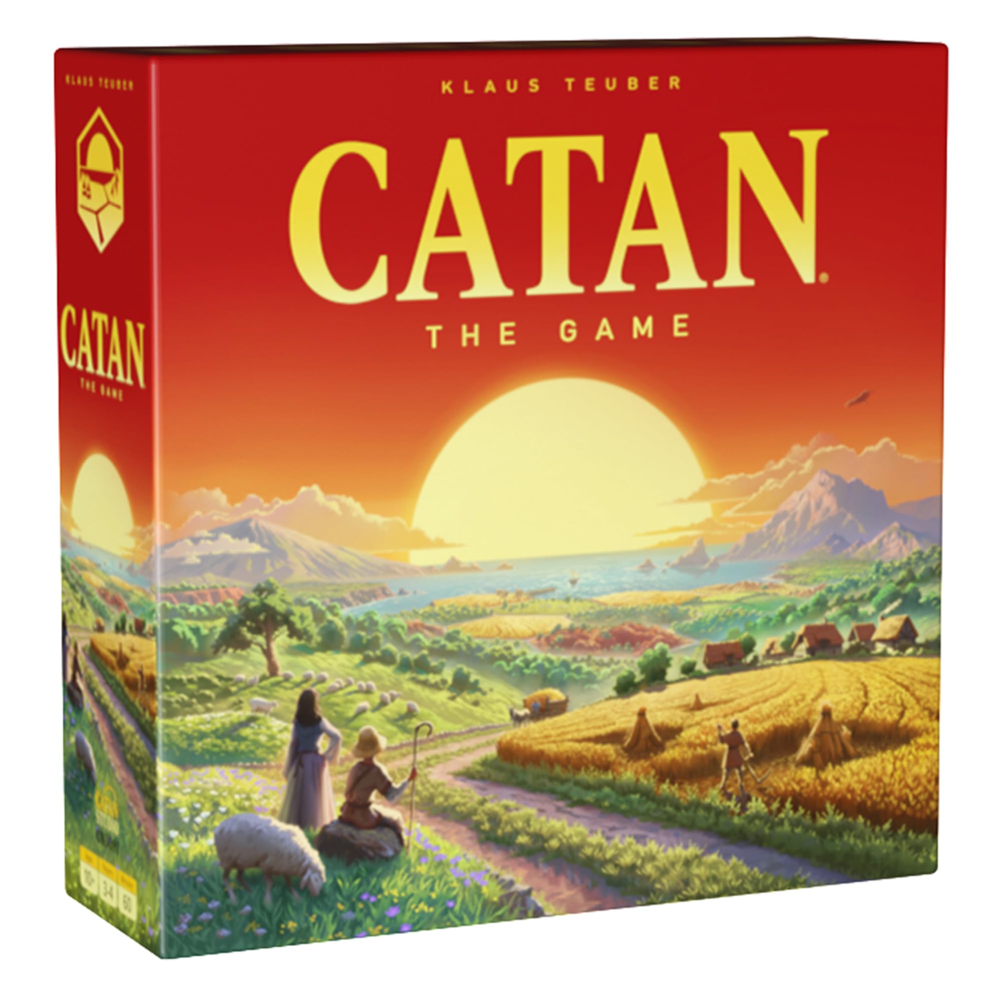 CATAN Board Game - Embark on a Journey of Discovery and Trade! Civilization Building Strategy Game, Family Game for Kids & Adults, Ages 10+, 3-4 Players, 60-90 Minute Playtime, Made by CATAN Studio