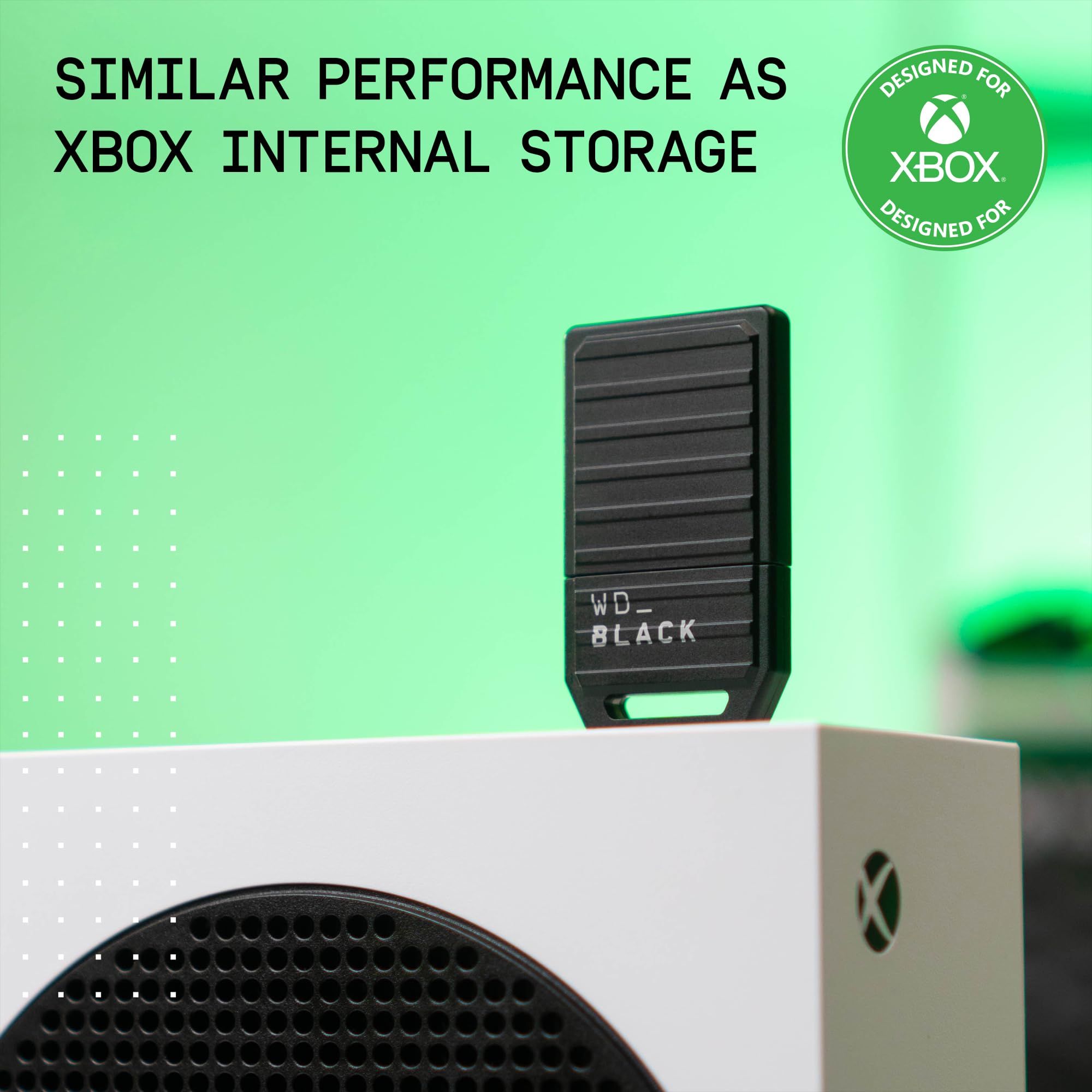 WD_Black C50 Storage Expansion Card, Officially Licensed for Xbox – Quick Resume, Plug & Play, NVMe SSD Expansion for Xbox Series X|S Gaming Consoles - WDBMPH0020BNC-WCSN