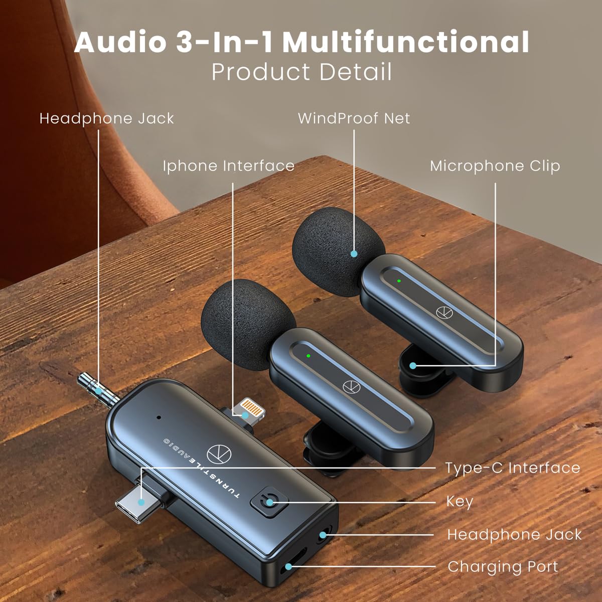 DJI RS 4 Mini, Gimbal Stabilizer for Cameras, Auto Axis Locks, Camera Gimbal, Native Vertical Shooting + Turnstile Wireless Lavalier 2X Microphones ()