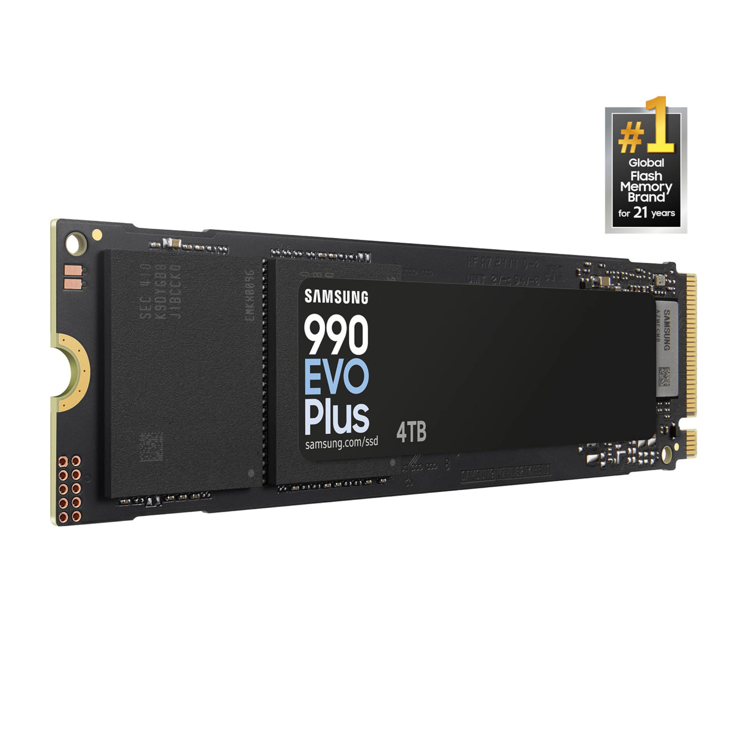 SAMSUNG 990 EVO SSD 1TB, PCIe Gen 4x4, Gen 5x2 M.2 2280 NVMe Internal Solid State Drive, Speeds Up to 5,000MB/s, Upgrade Storage for PC Computer, Laptop, MZ-V9E1T0B/AM, Black