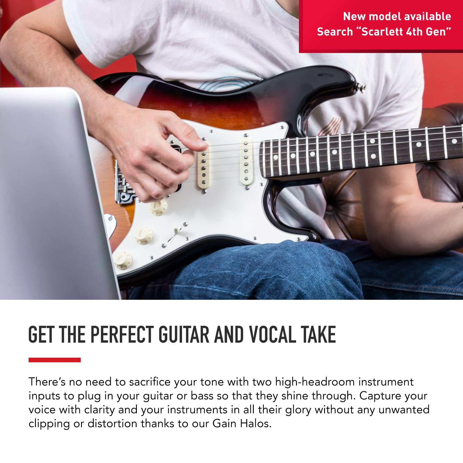 Focusrite USB Audio Interface for Recording, Songwriting, Streaming and Podcasting — High-Fidelity, Studio Quality Recording, and All the Software You Need to Record